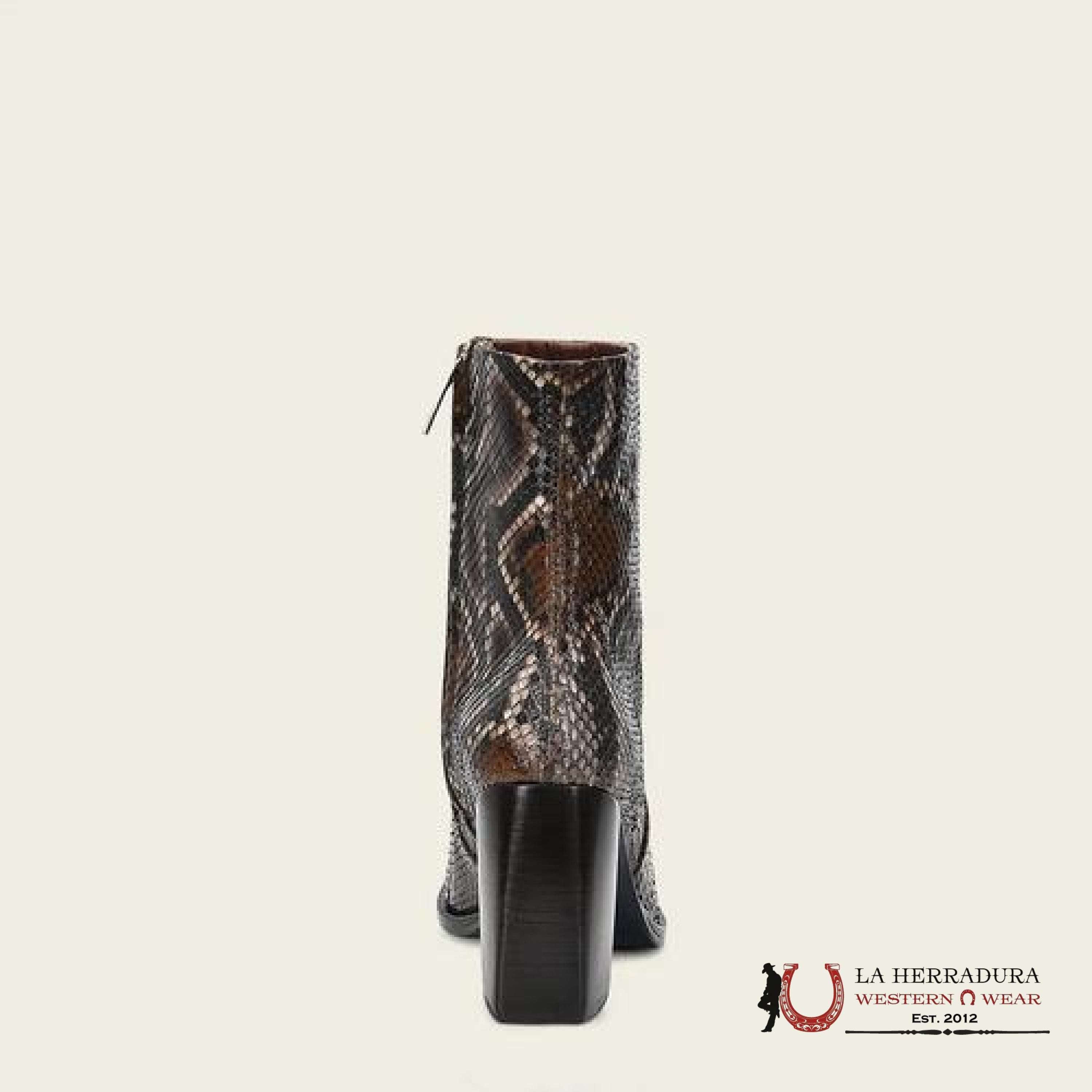 FRANCO CUADRA SHORT BOOT PYTHON RET HONEY MIEL BOTAS MUJERES