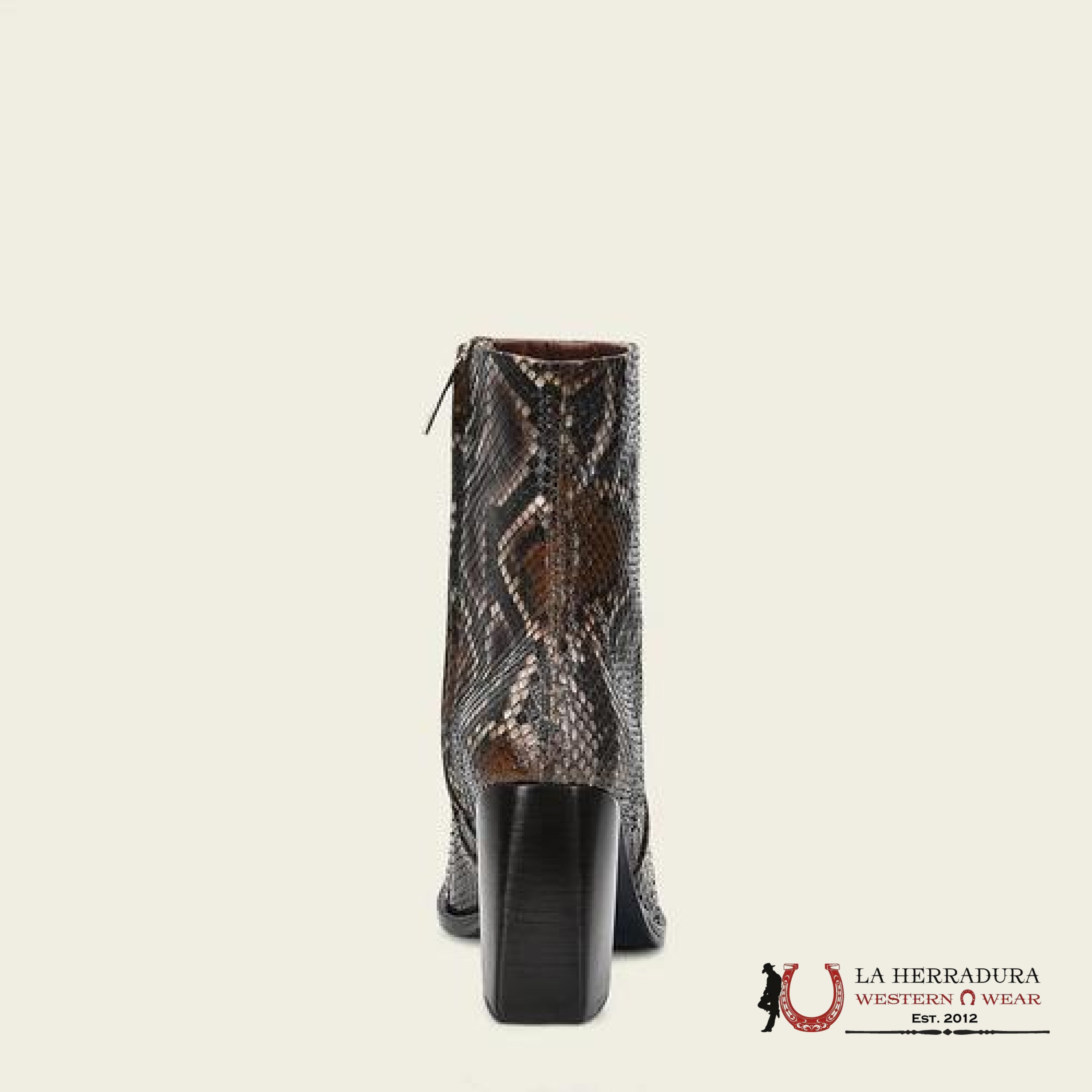 FRANCO CUADRA SHORT BOOT PYTHON RET HONEY MIEL BOTAS MUJERES