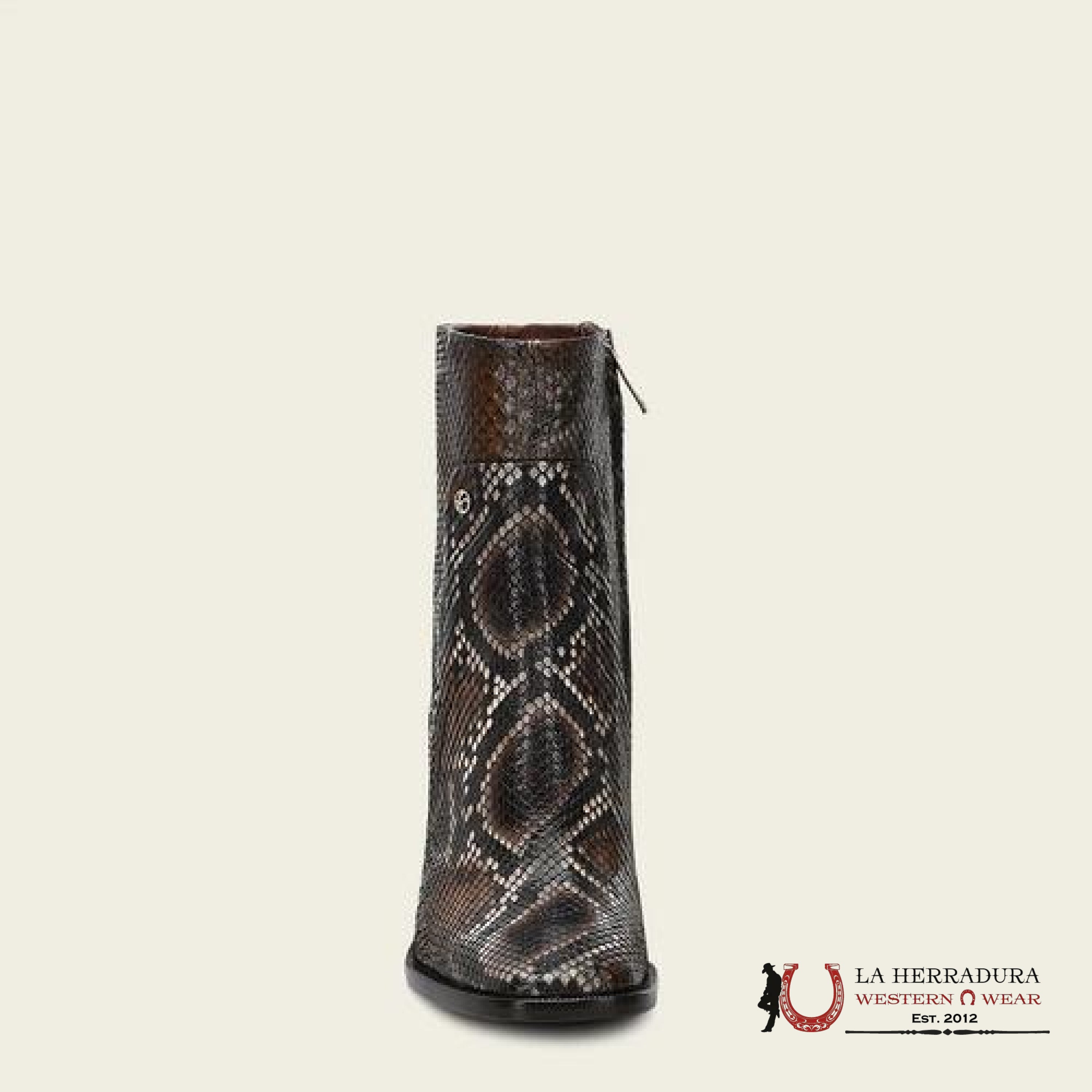 FRANCO CUADRA SHORT BOOT PYTHON RET HONEY MIEL BOTAS MUJERES