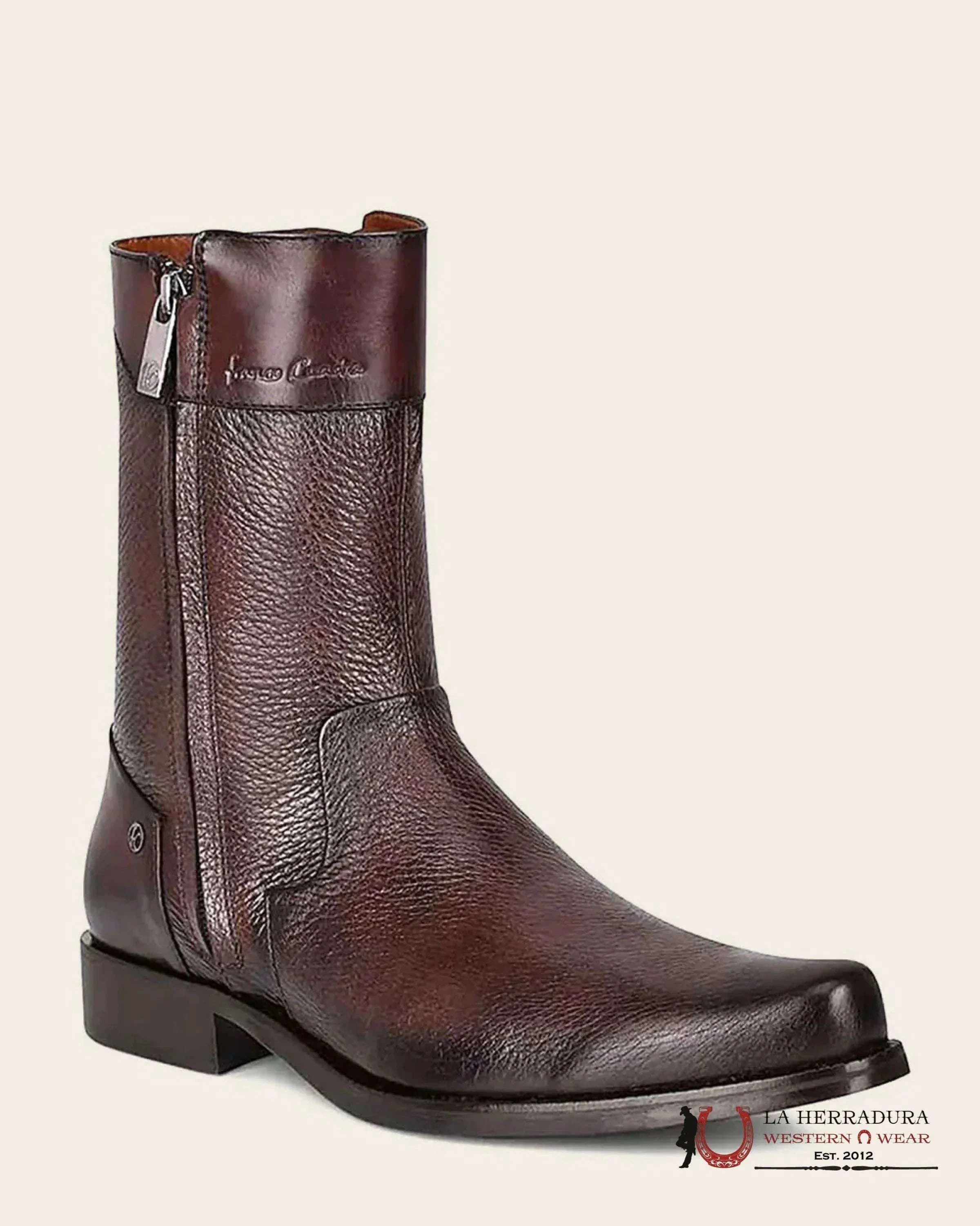FRANCO CUADRA SHORT BOOT VENADO DIEGO CAFÉ CALF FC581 BOTAS HOMBRES