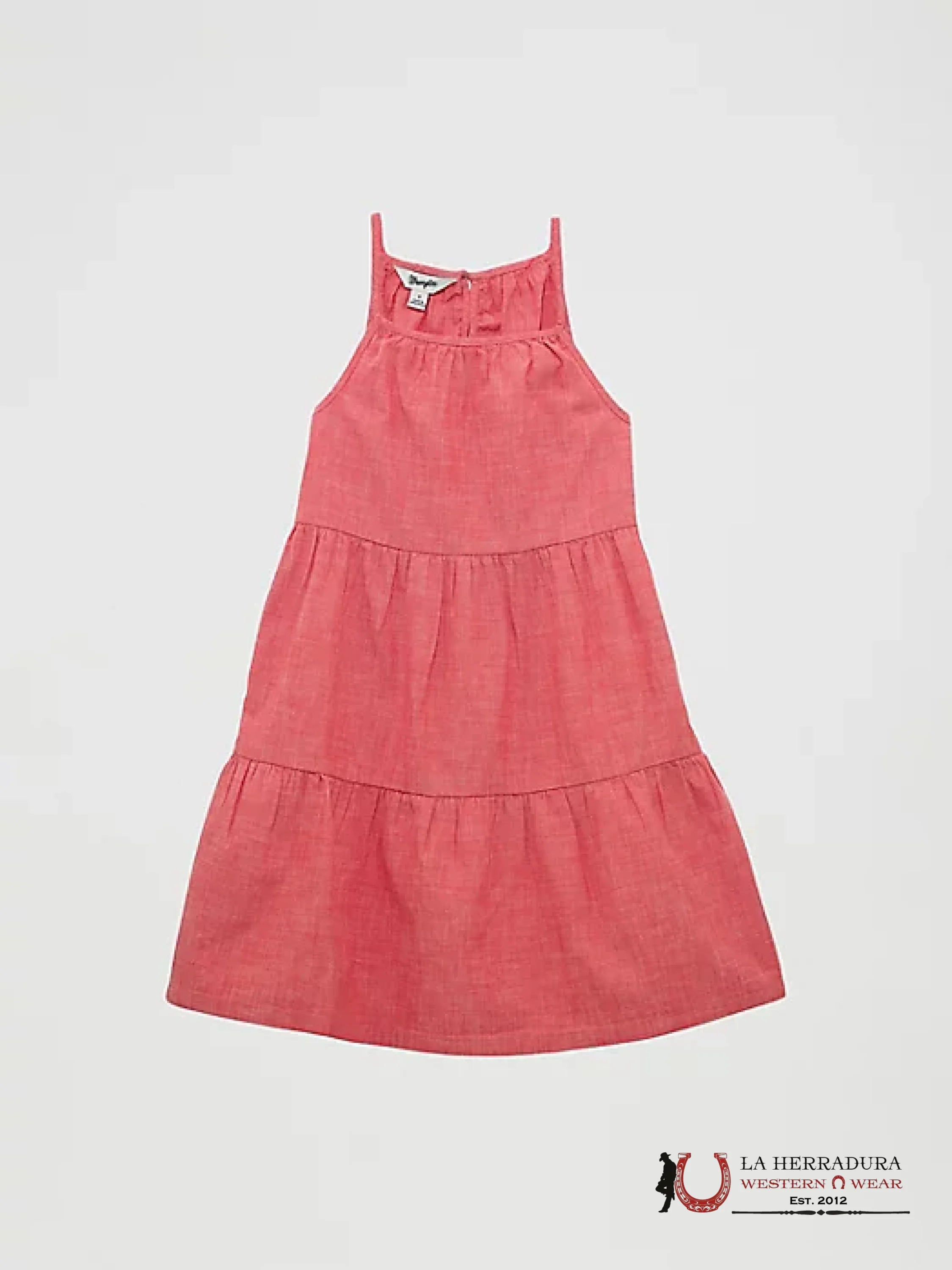GIRL’S TIERED TANK MAXI DRESS RED - 5063 NIÑAS