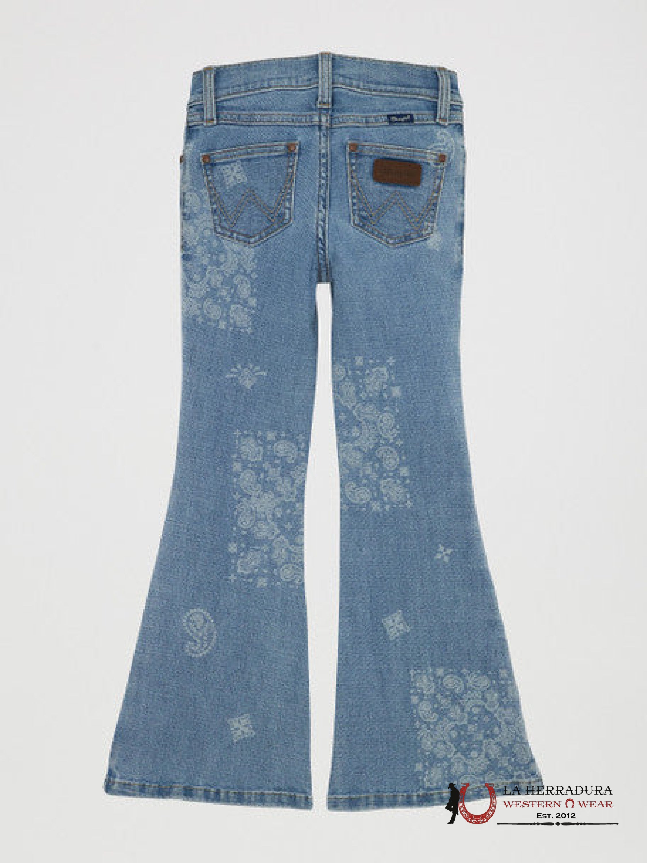 GIRLS WRANGLER JEANS LIGHT DENIM REG FLARE 112361274 NIÑOS
