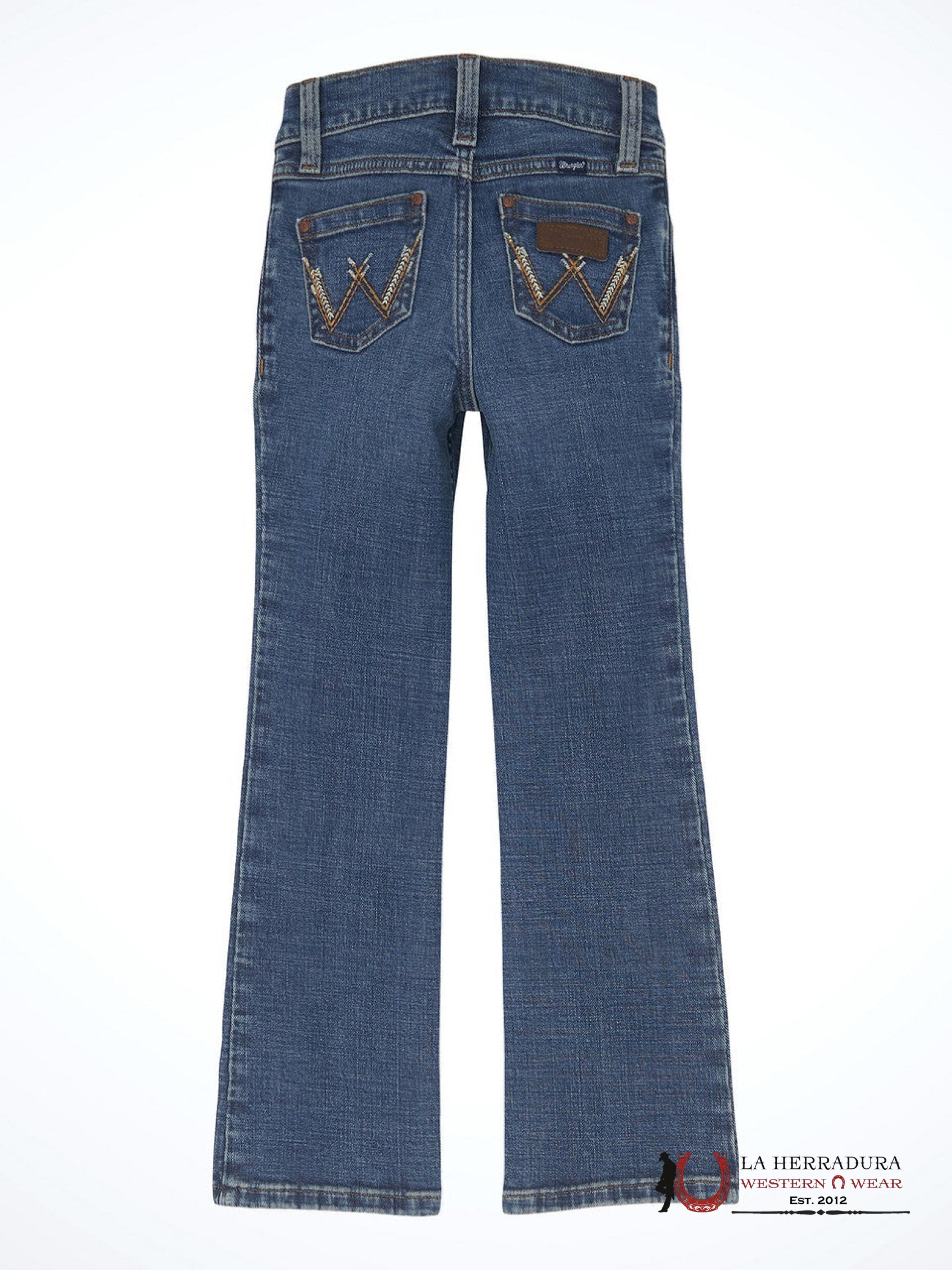 GIRLS WRANGLER JEANS REG BOOTCUT Washed Denim 112356531 NIÑOS