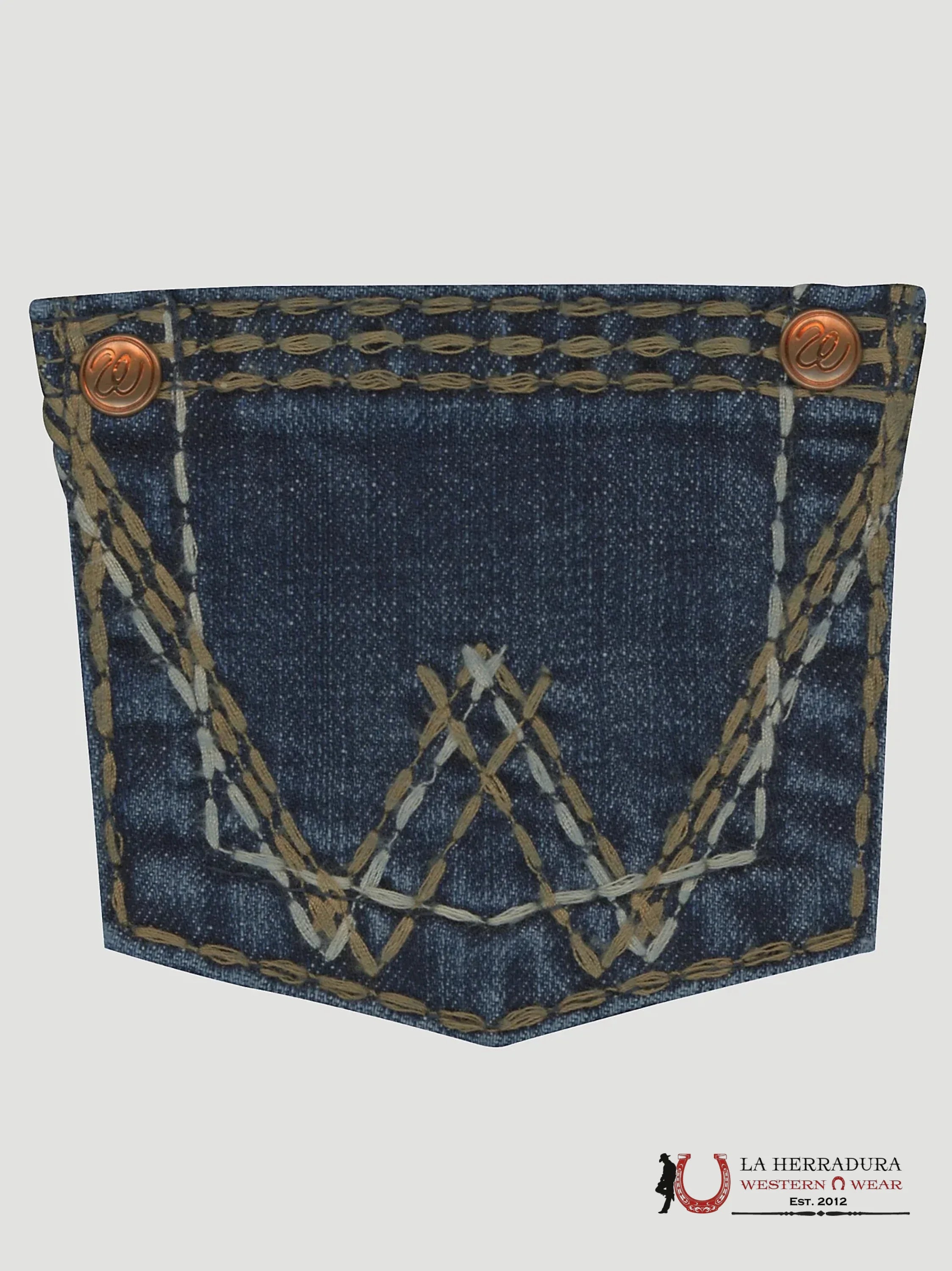 GIRLS WRANGLER JEANS SLIM RETRO WITH BROWN SEAMS 1009MWGHS NIÑOS