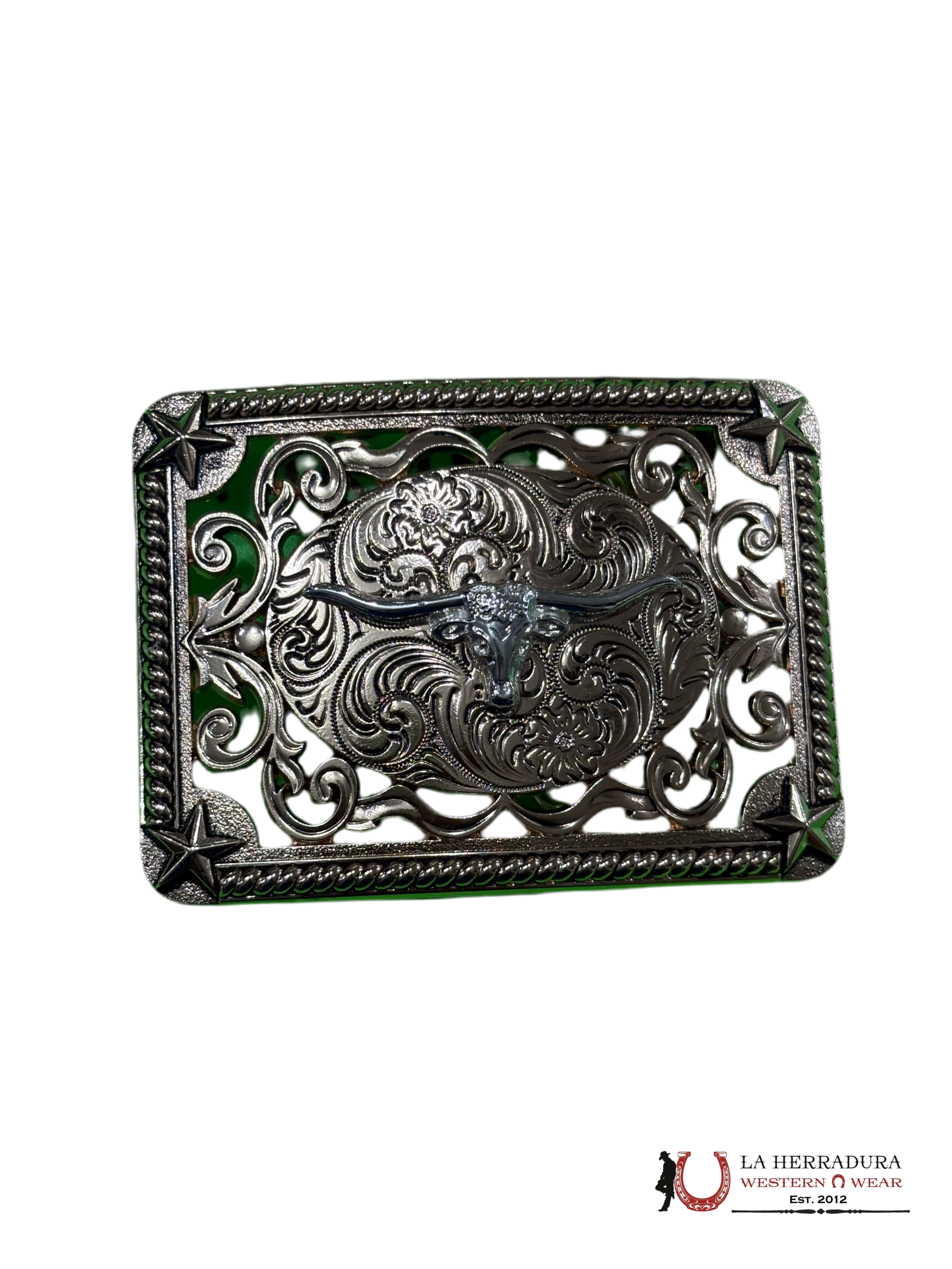 GOLD LONG HORN SQUARE HEBILLA ACCESORIOS