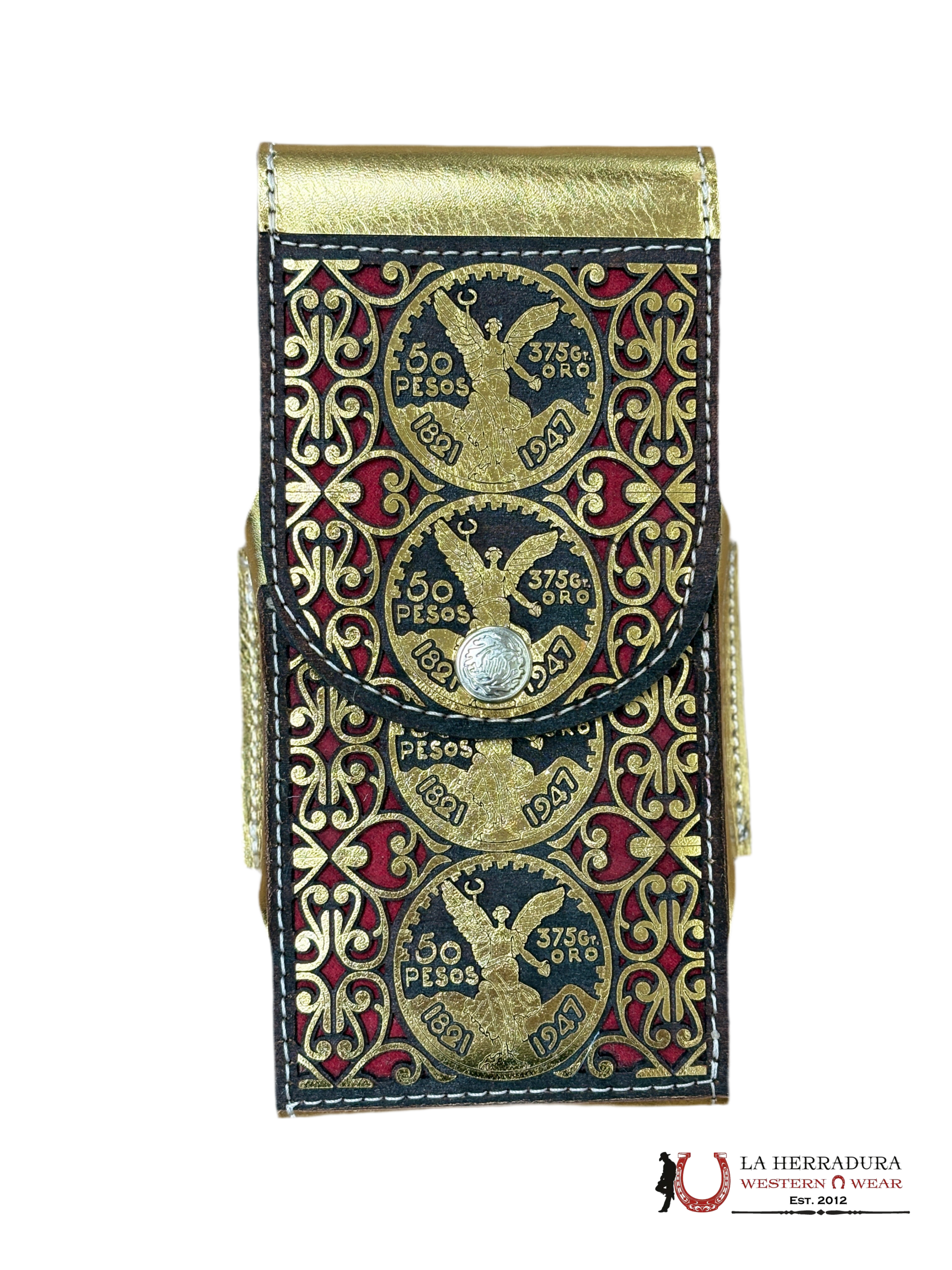 GOLD & RED 50 PESOS PHONE CASE