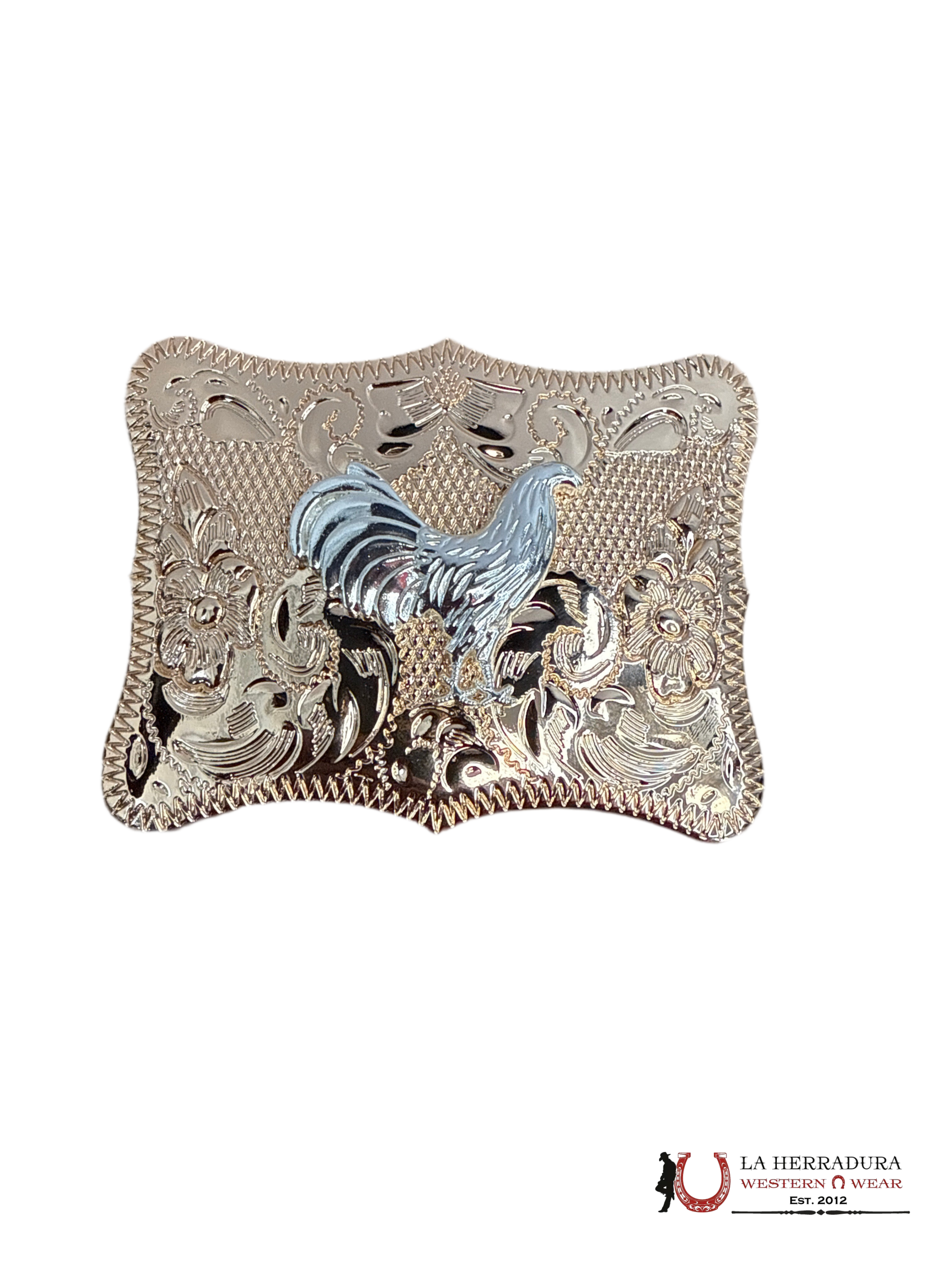 GOLD & SILVER ROSTER SQUARE BUCKLE 20 ACCESORIOS