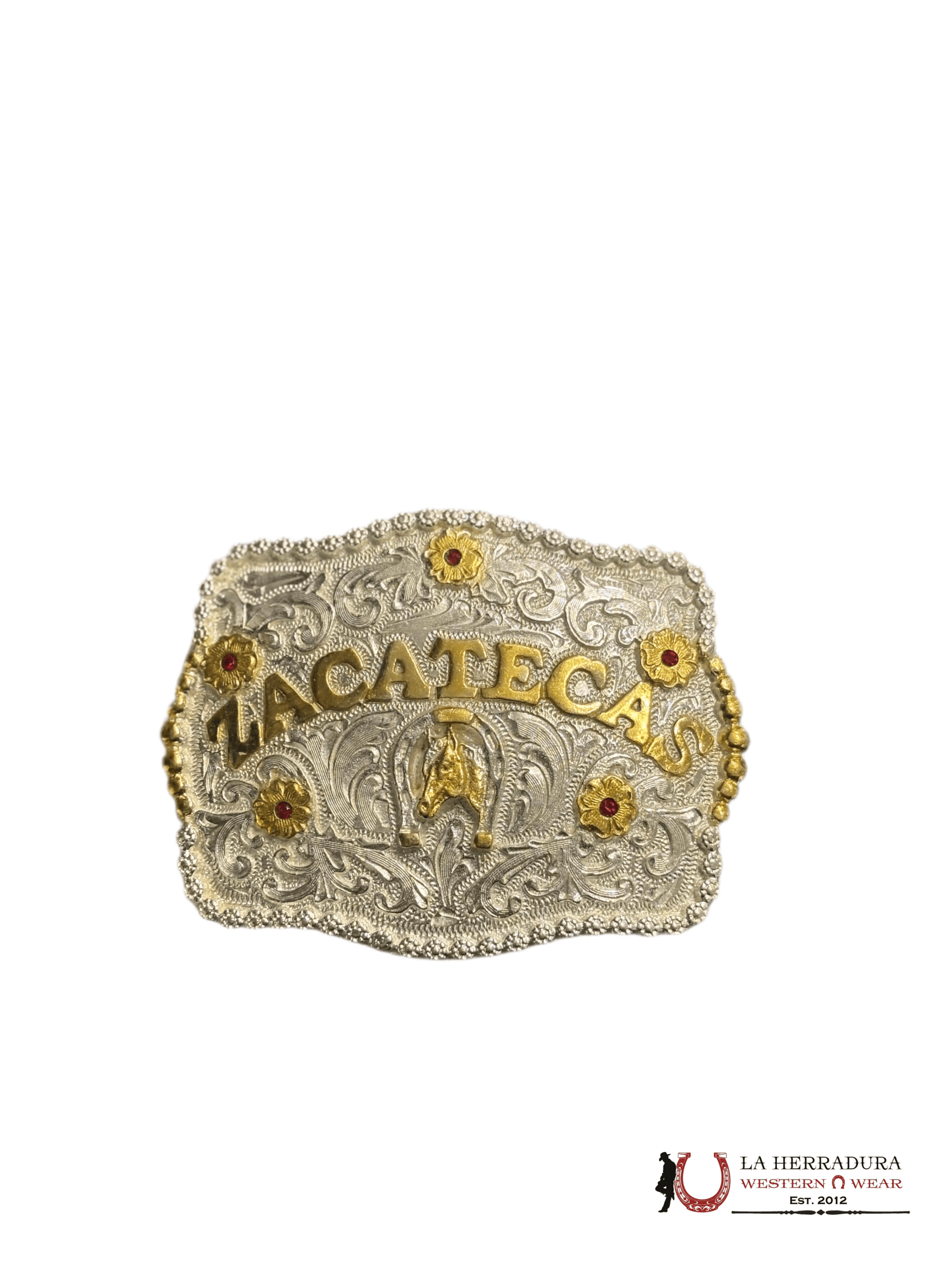 GOLD SILVER ZACATECAS HEBILLA ACCESORIOS