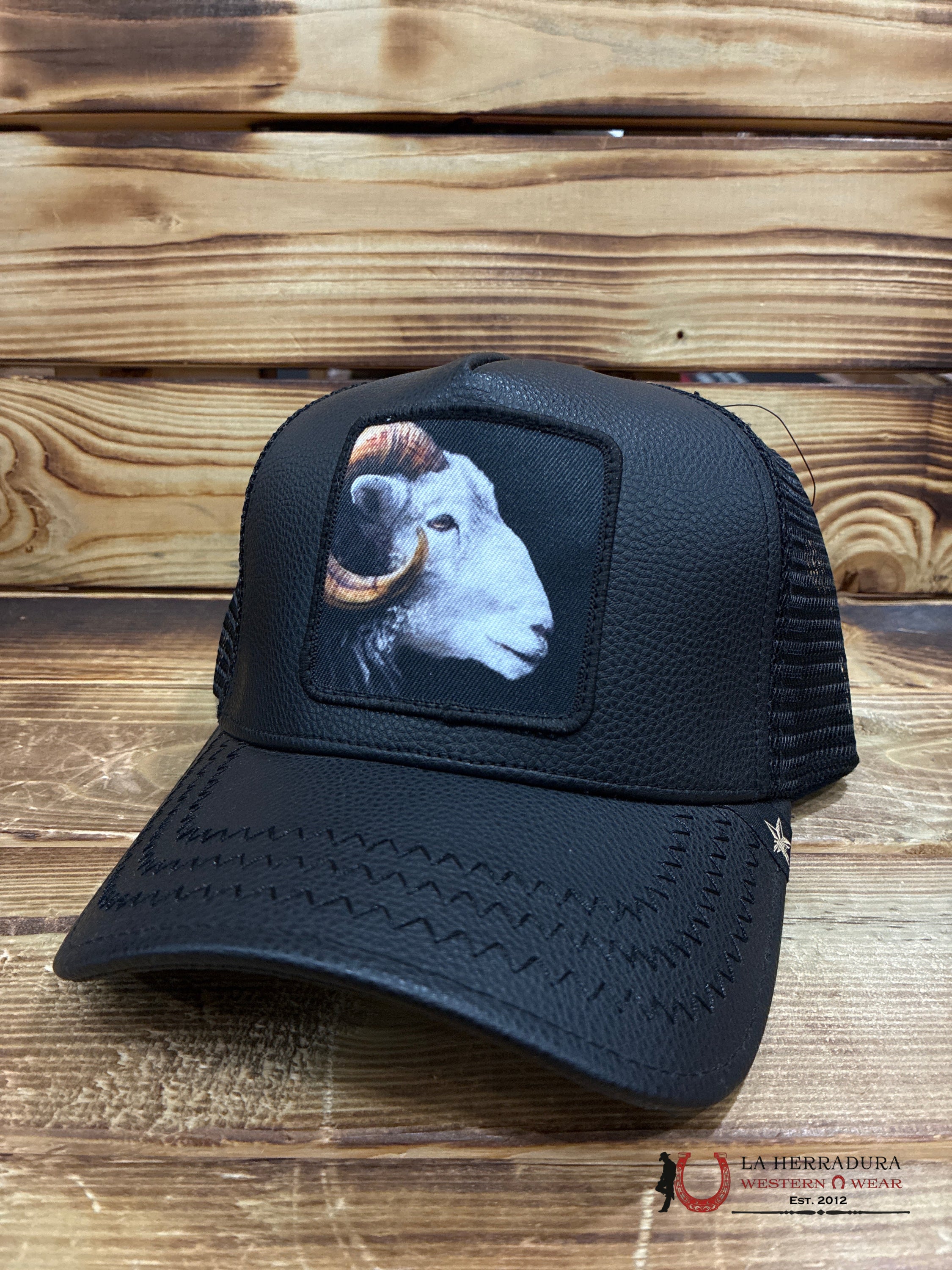 GOLD STAR TRUCKER HAT GOAT CAPS MENS GORRAS HOMBRES