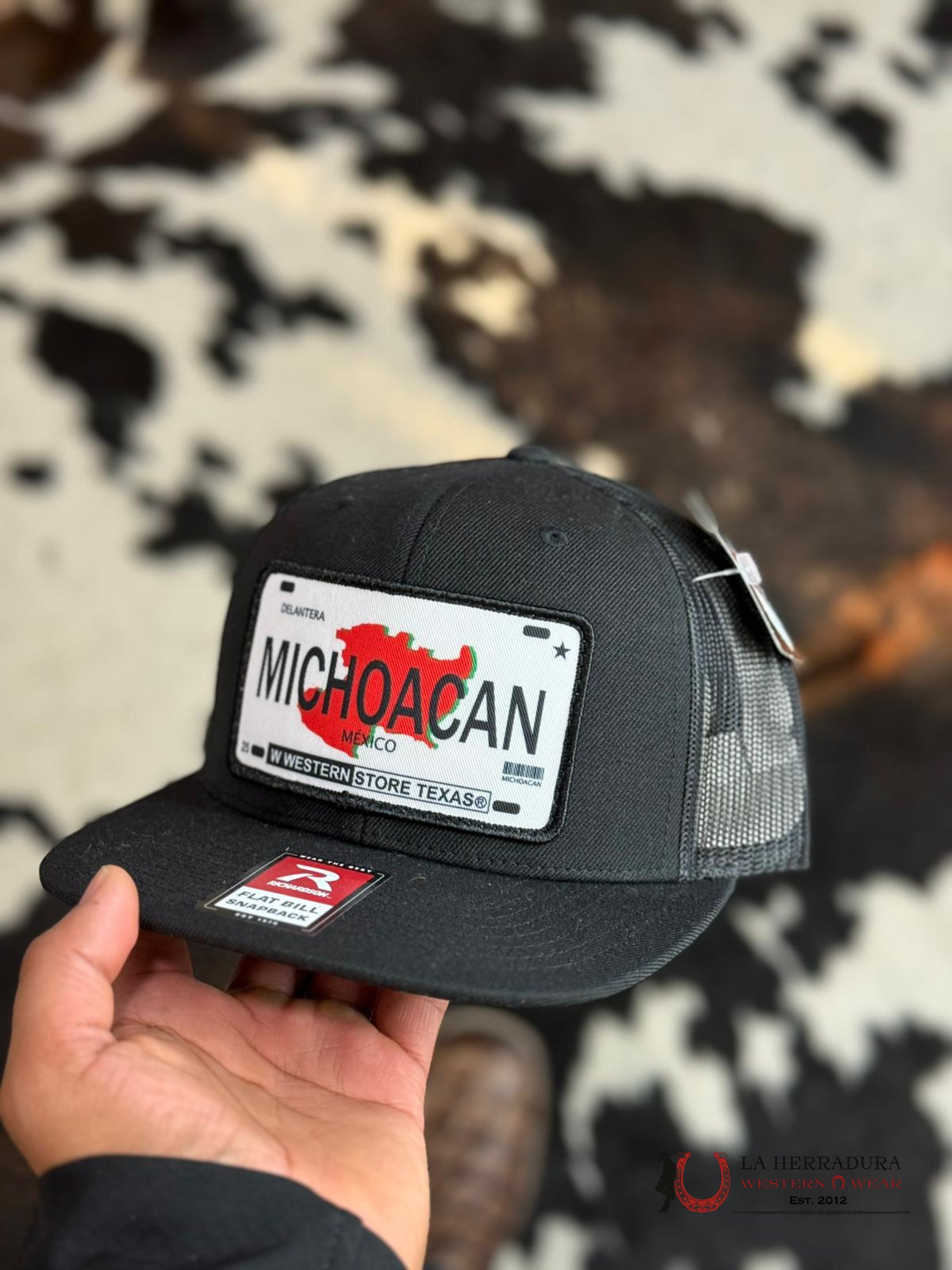 Gorra Estado Michoacan Negro Caps Mens Gorras Hombres