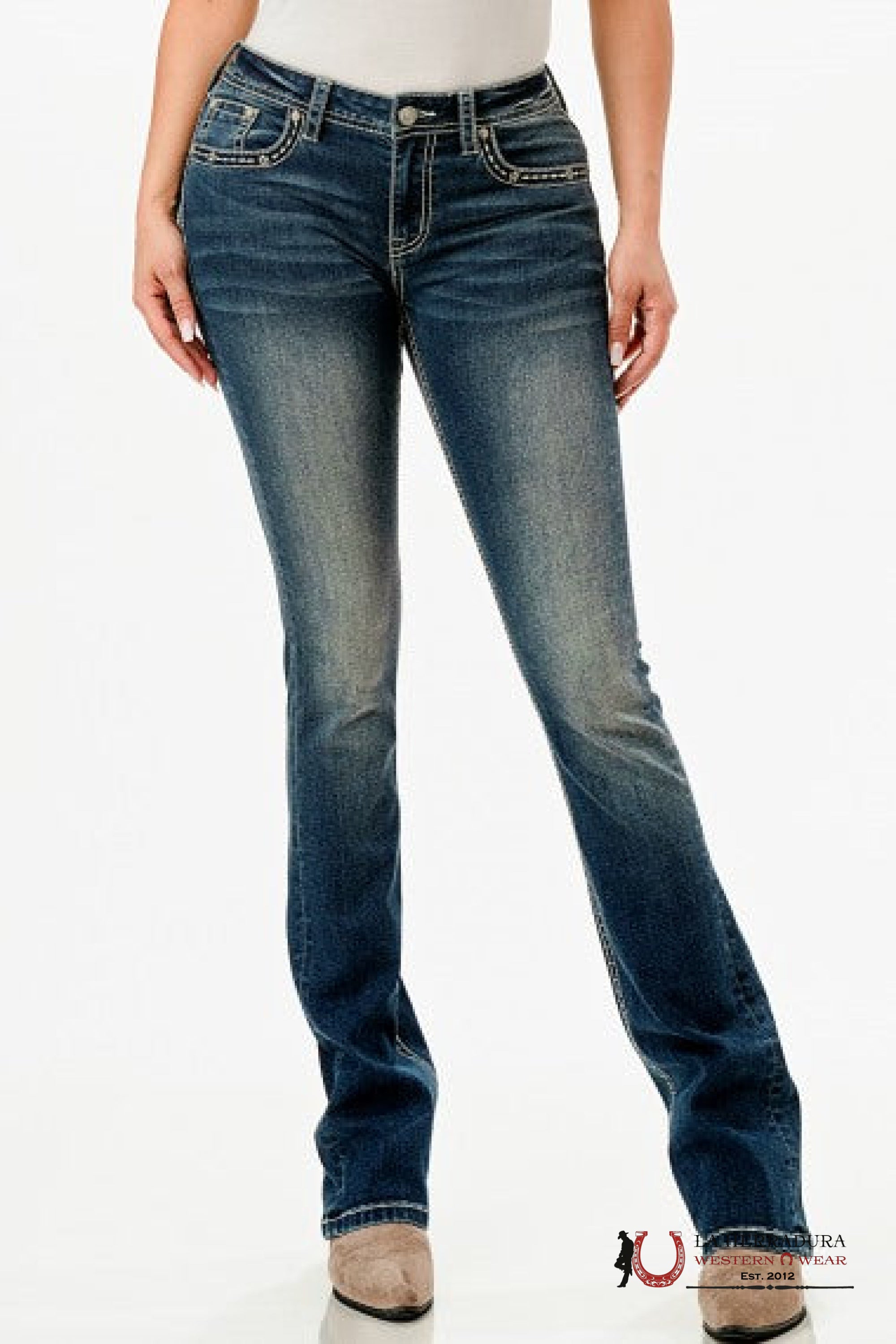 GRACE IN LA EASY FIT JEANS Grace in LA Jeans Dream Catcher EBS762-32