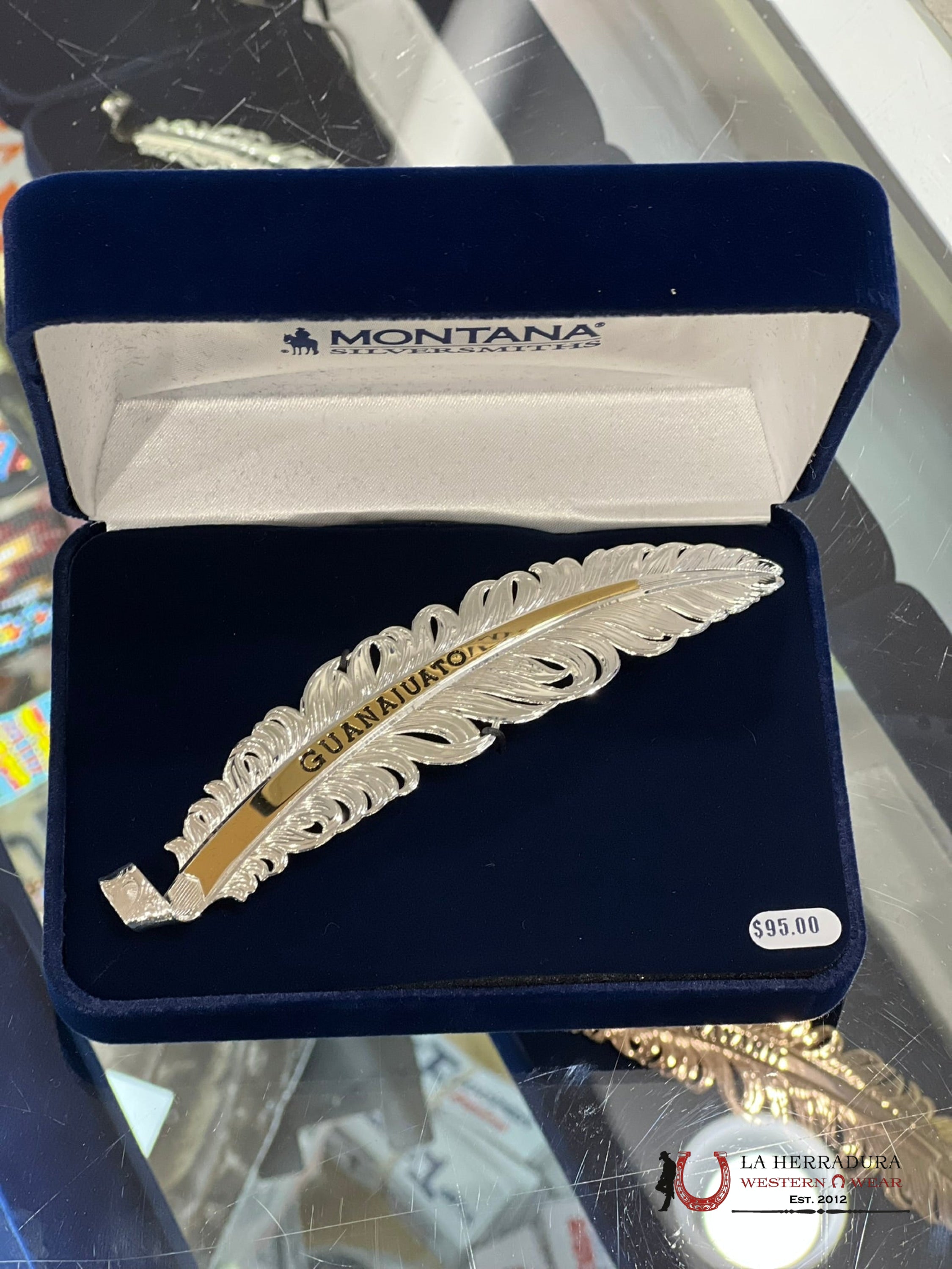 Montana Hat Feather Plata Guanajuato Accesorios