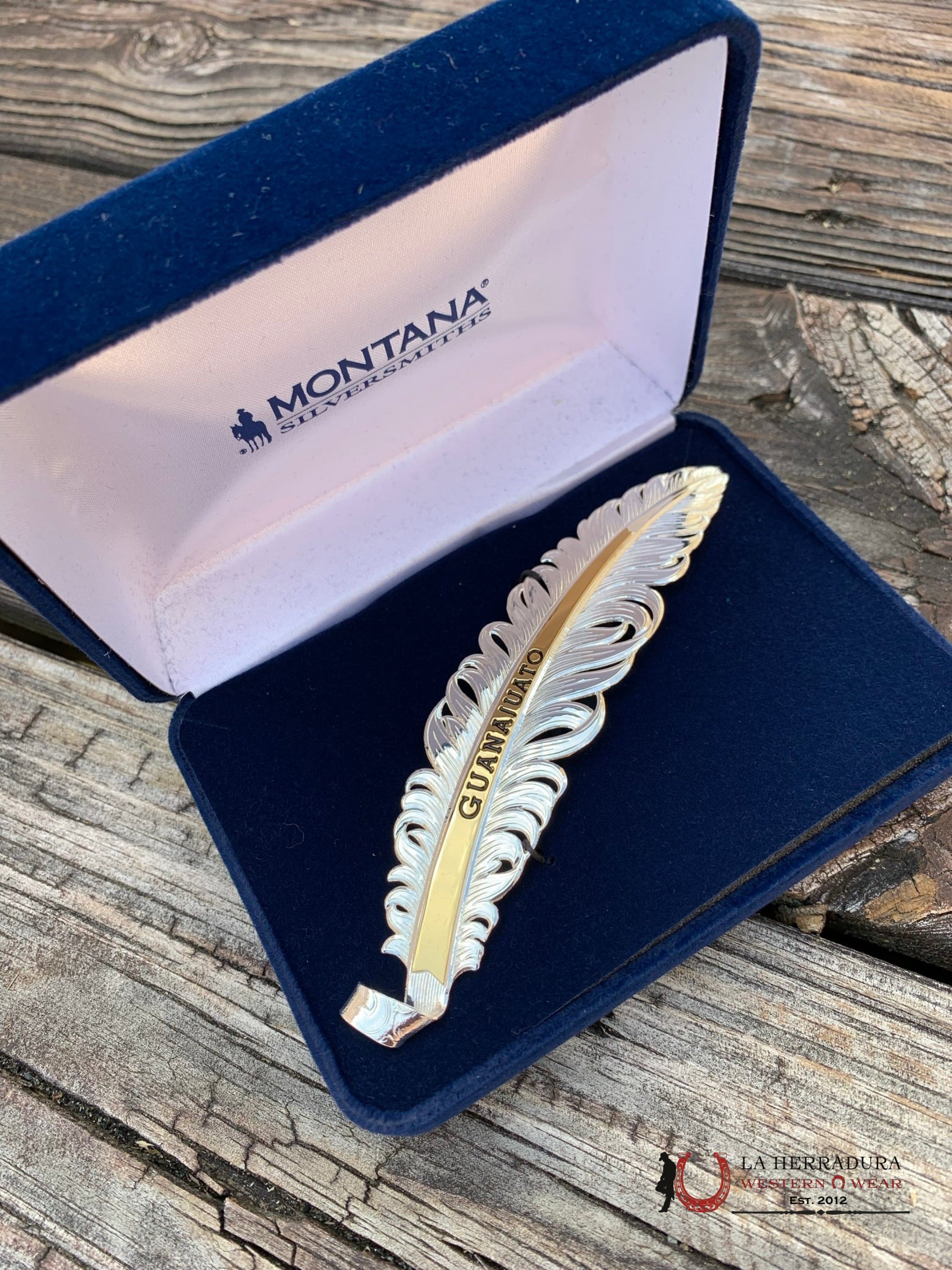 Montana Hat Feather Plata Guanajuato Accesorios