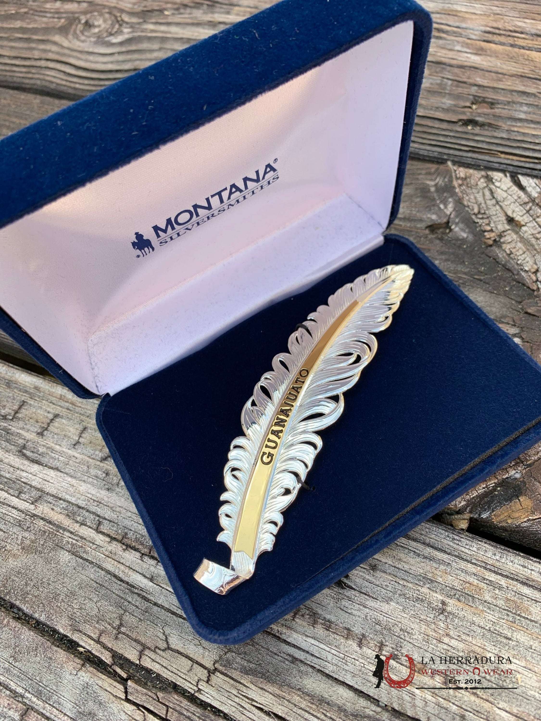 Montana Hat Feather Plata Guanajuato Accesorios