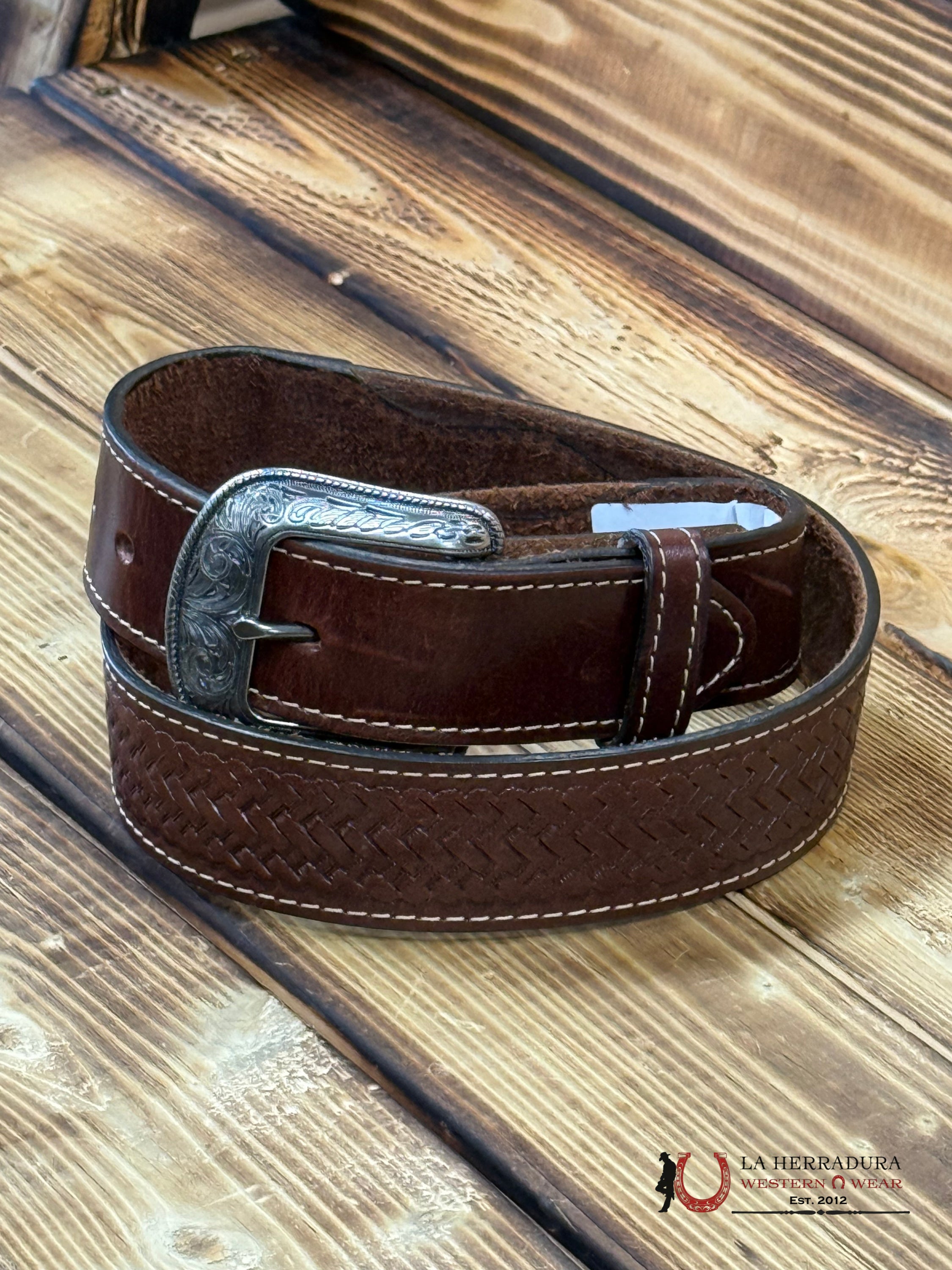 Heritage Leathers Men’s Brown Belt-2232 CINTURONES HOMBRES