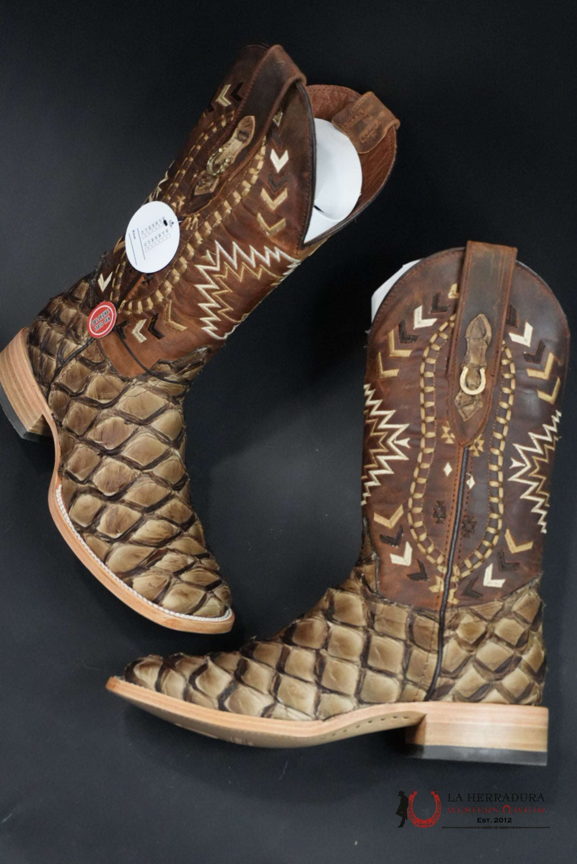 HERRADURA EXOTIC BIGBASS SHIFTING SAND BOOT BOTAS HOMBRES