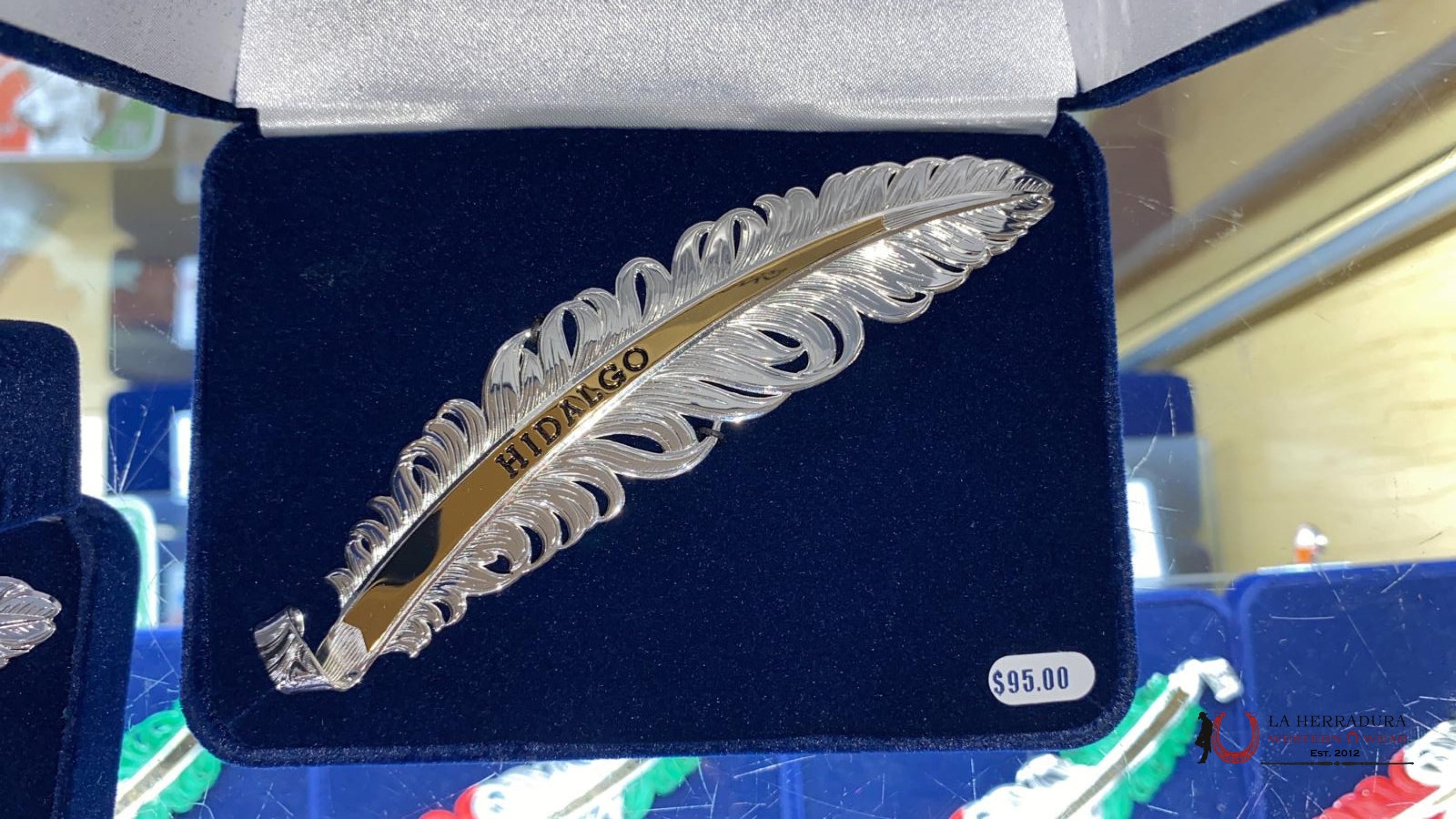 Montana Hat Feather Plata Hidalgo Accesorios