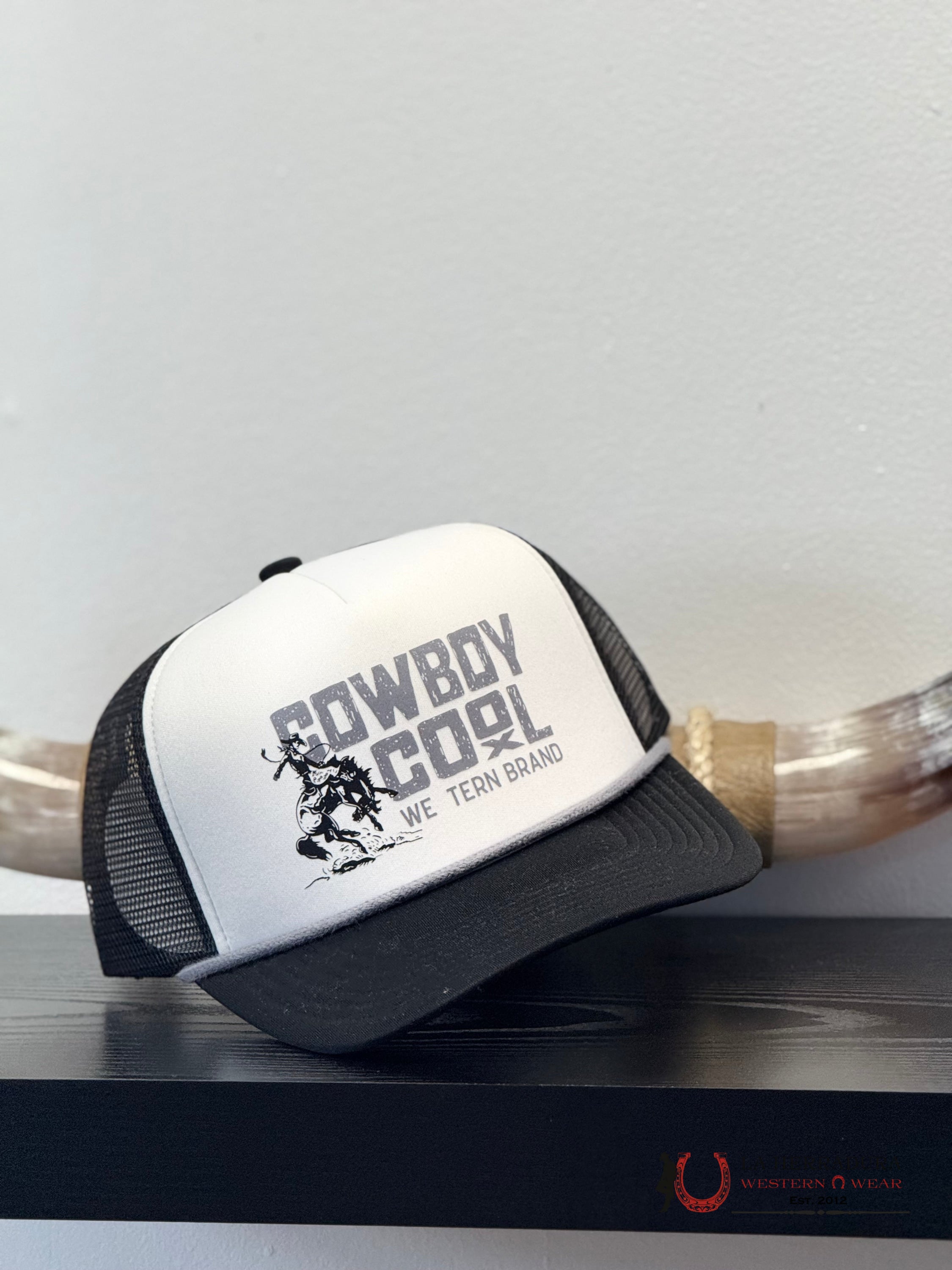 HOG LIFE RDHC - COWBOY COOL white CAP CAPS MENS GORRAS HOMBRES