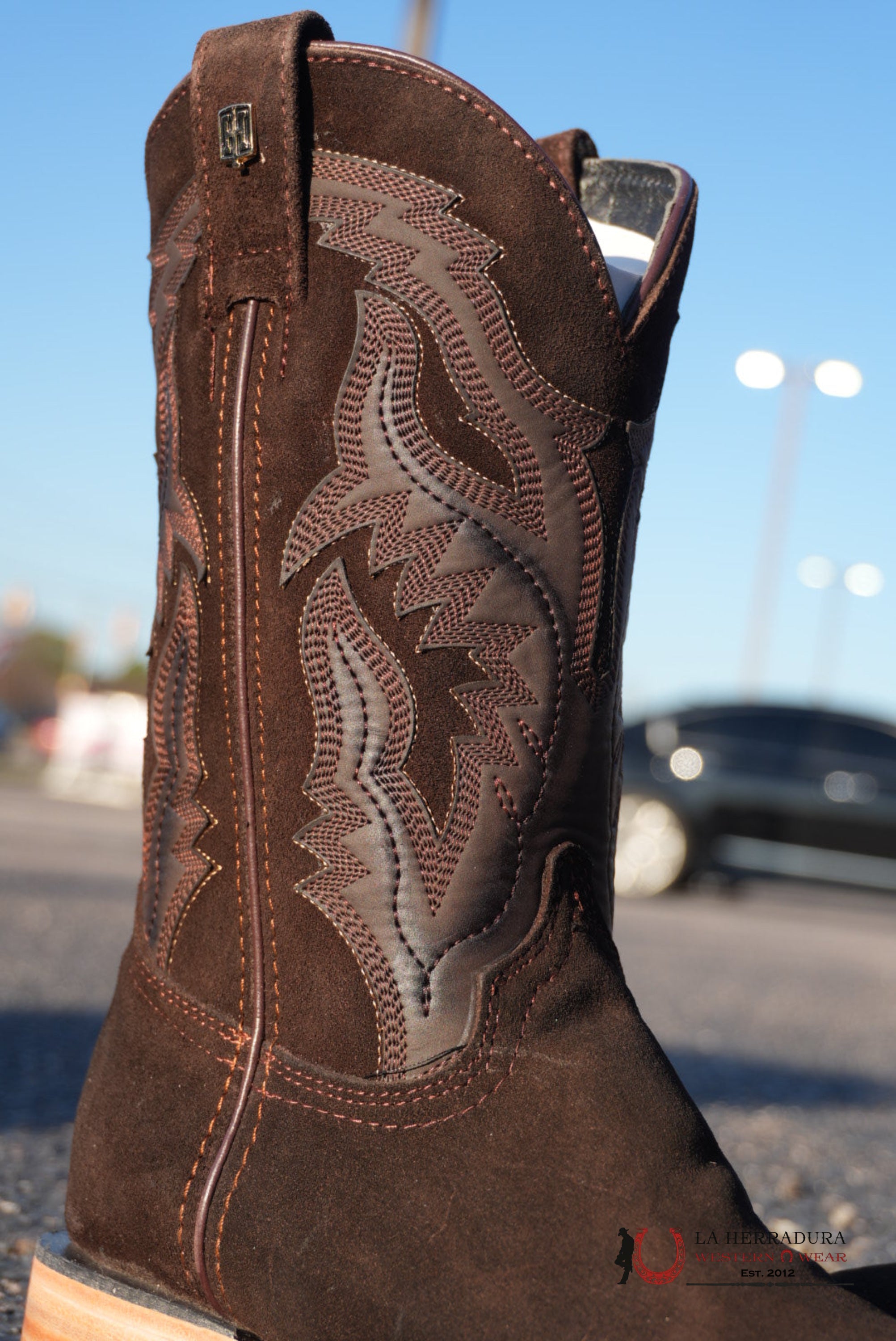 Hometown Cafe Gamuza Square Toe Boots BOTAS HOMBRES