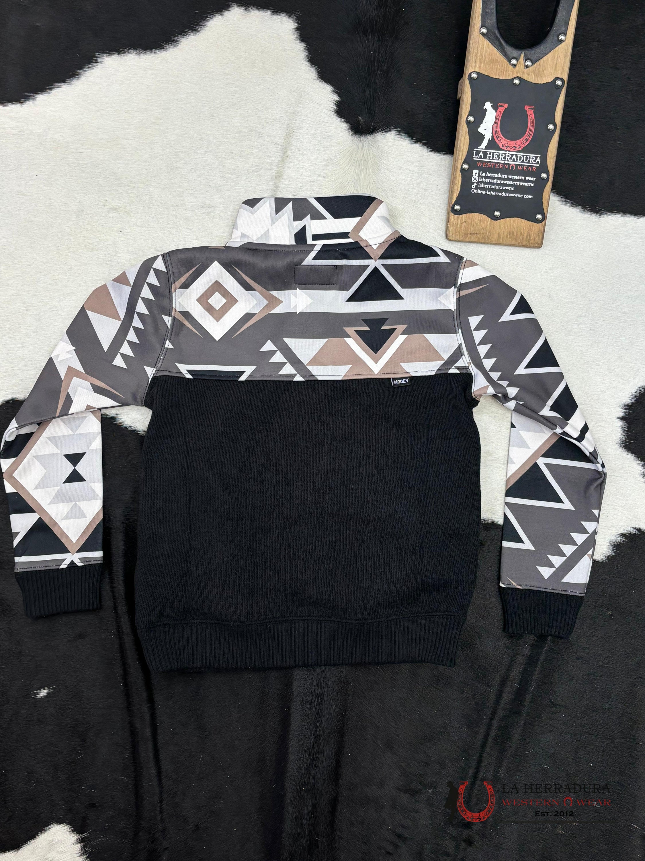 Hooey Boys Black Stevie Pullover Niños