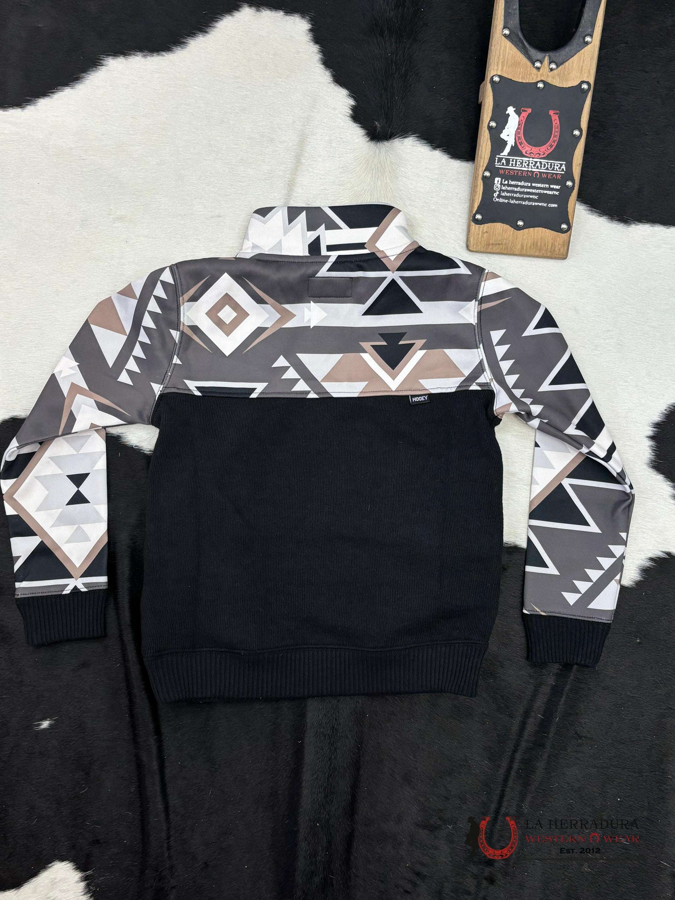 Hooey Boys Black Stevie Pullover Niños