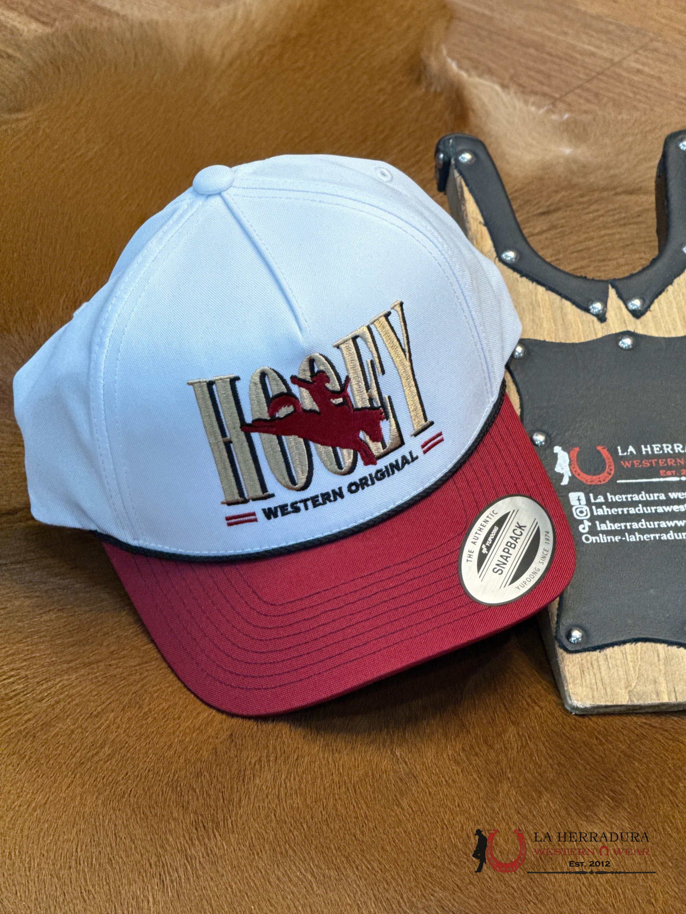 HOOEY CAP STYLE WILD RIDE RED CAPS MENS GORRAS HOMBRES