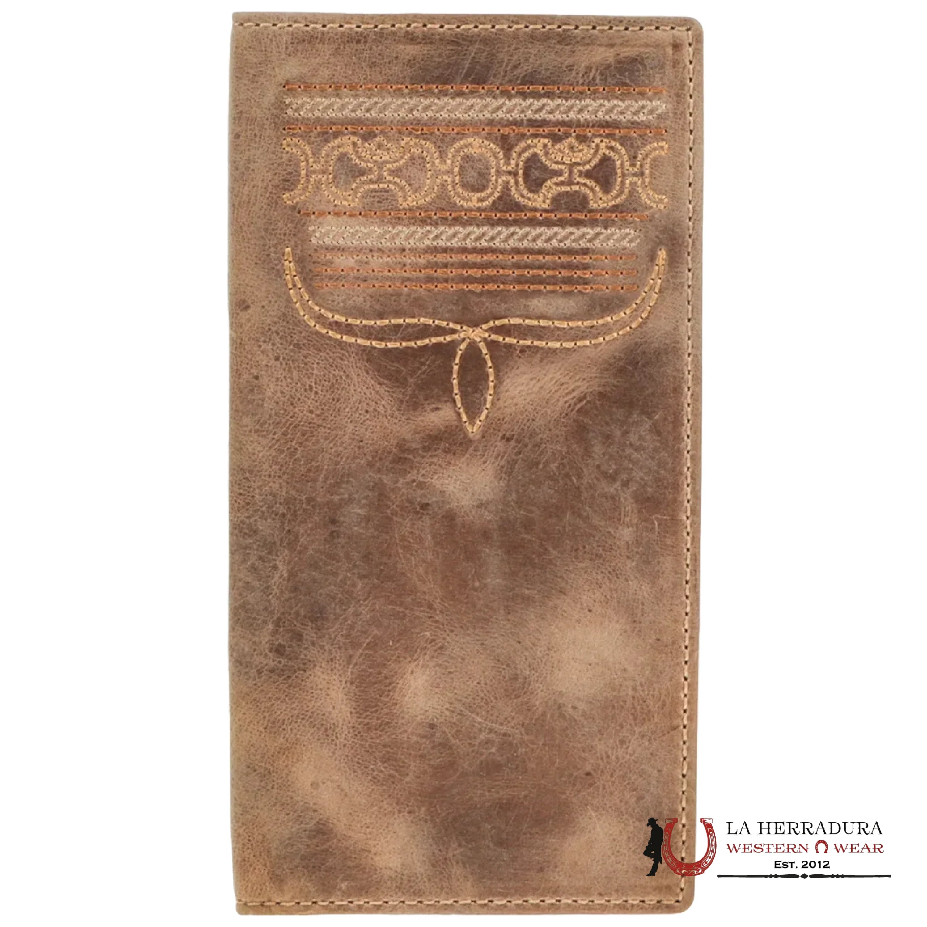 HOOEY DALTON SMOOTH BROWN RODEO WALLET ACCESORIOS