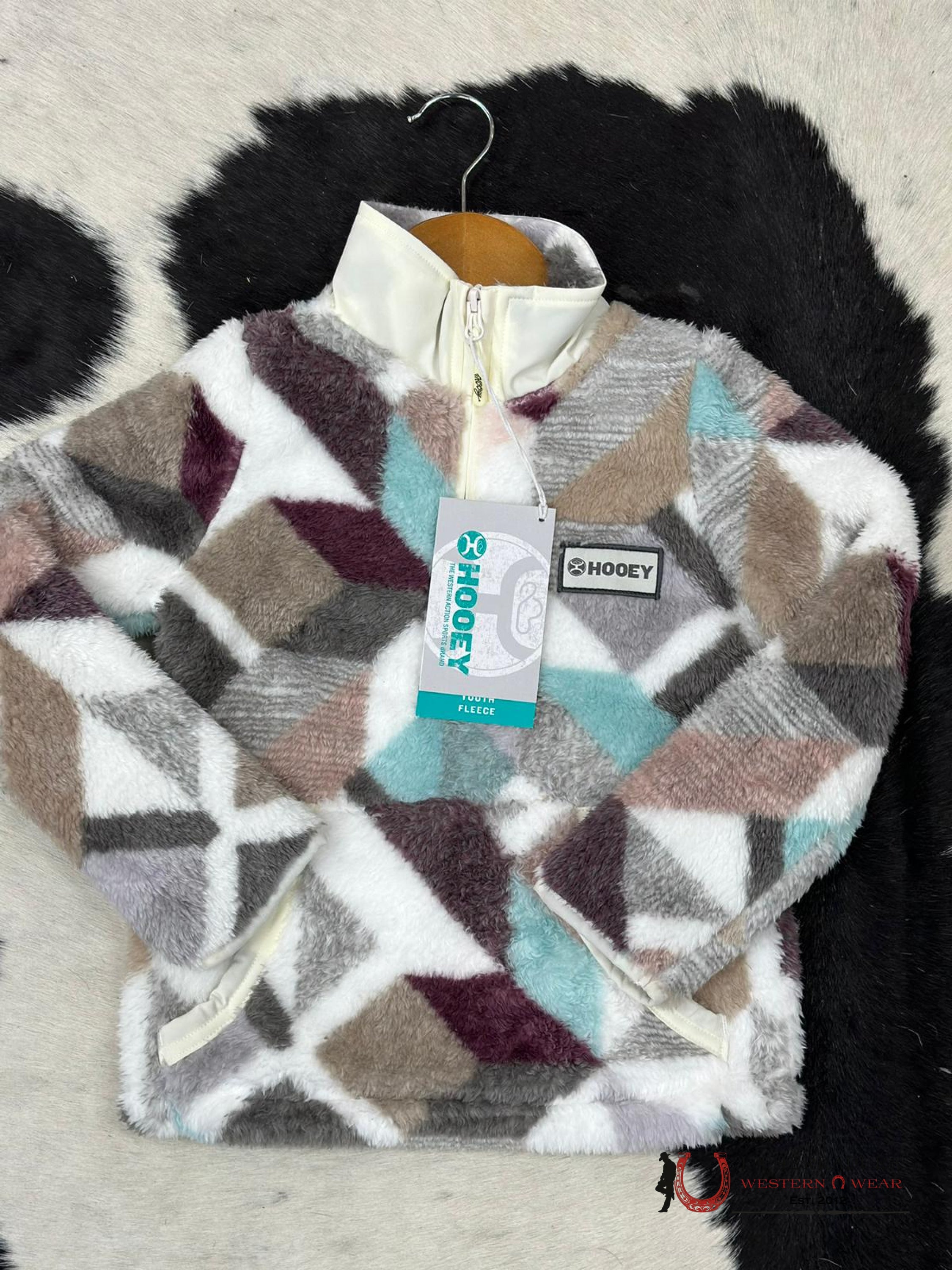 Hooey Girls Geometric Pattern Pullover Niños