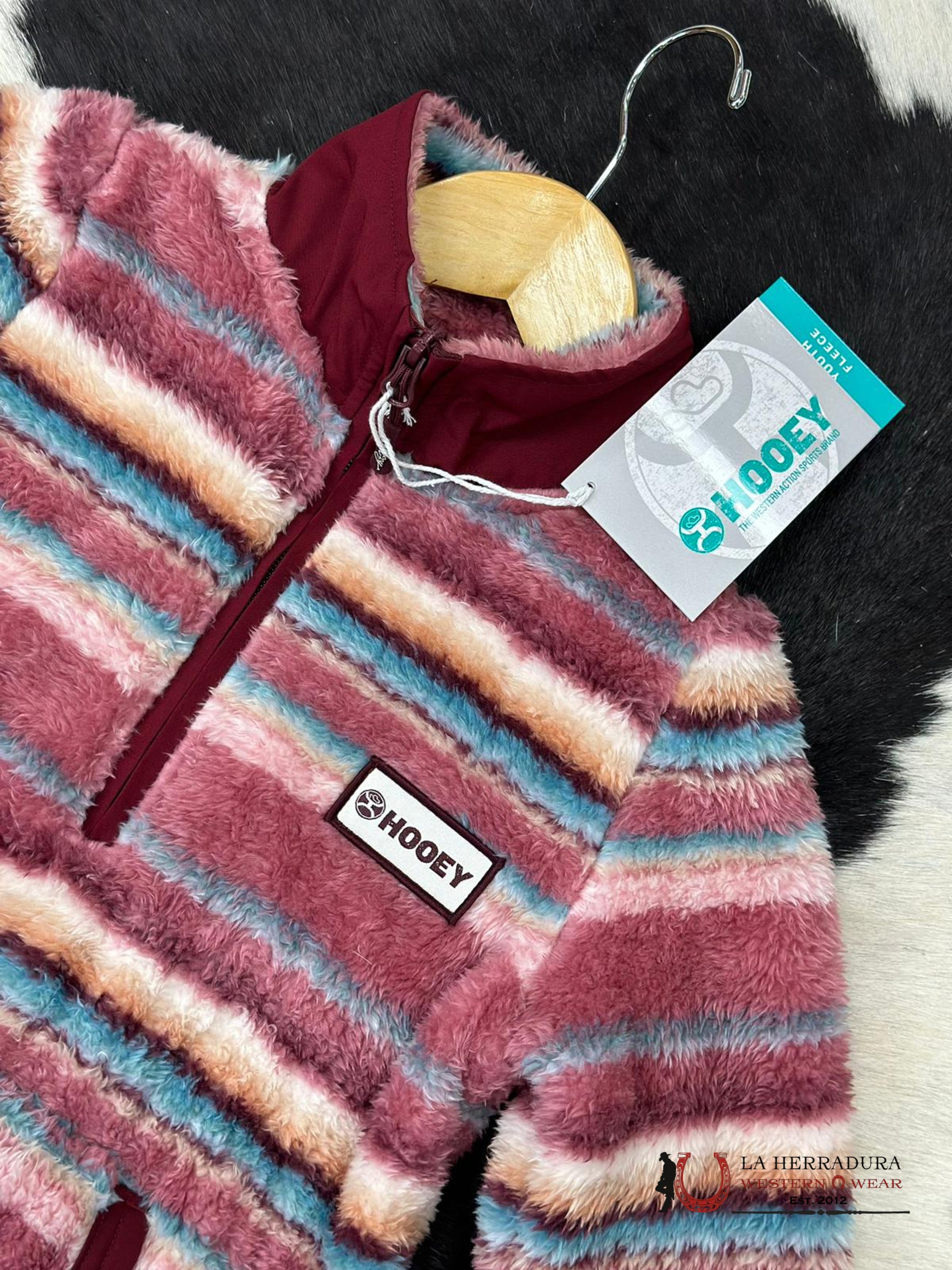 Hooey Girls Pink Stripe Pullover Niños