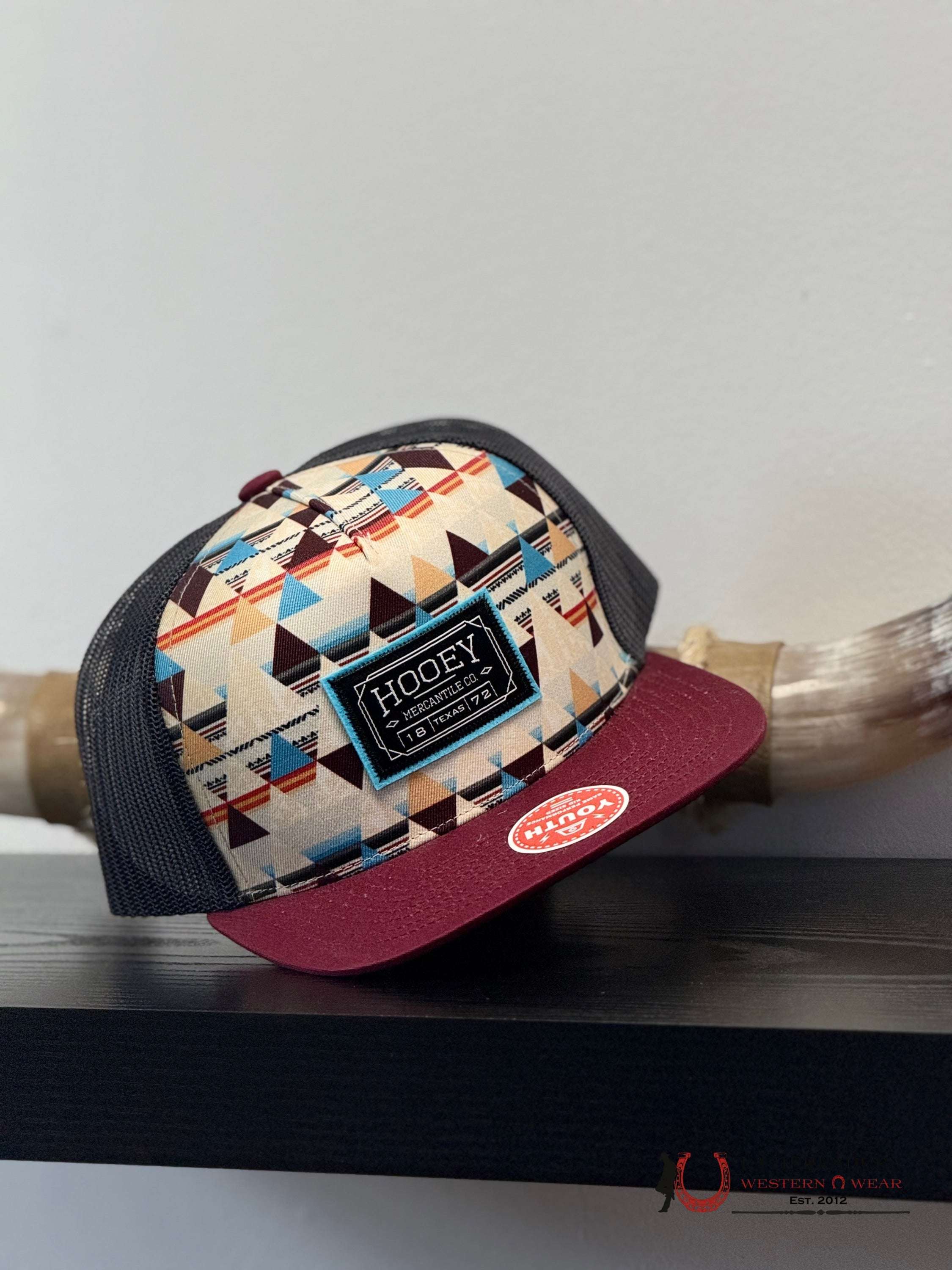 HOOEY KIDS SIDE Style guinda multicolores CAP CAPS MENS GORRAS HOMBRES