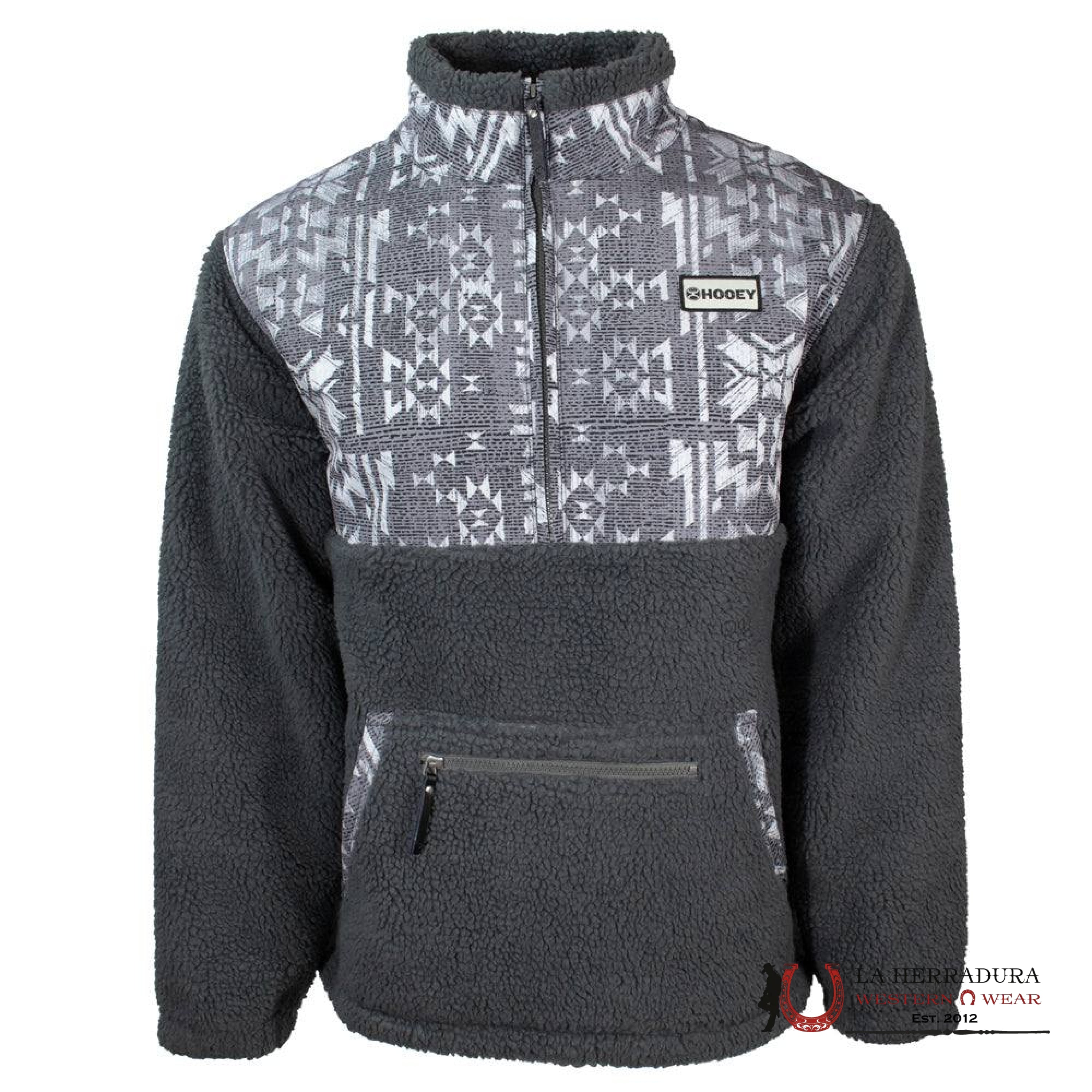 Hooey Men’s Charcoal Sherpa Pullover Ropa Hombres