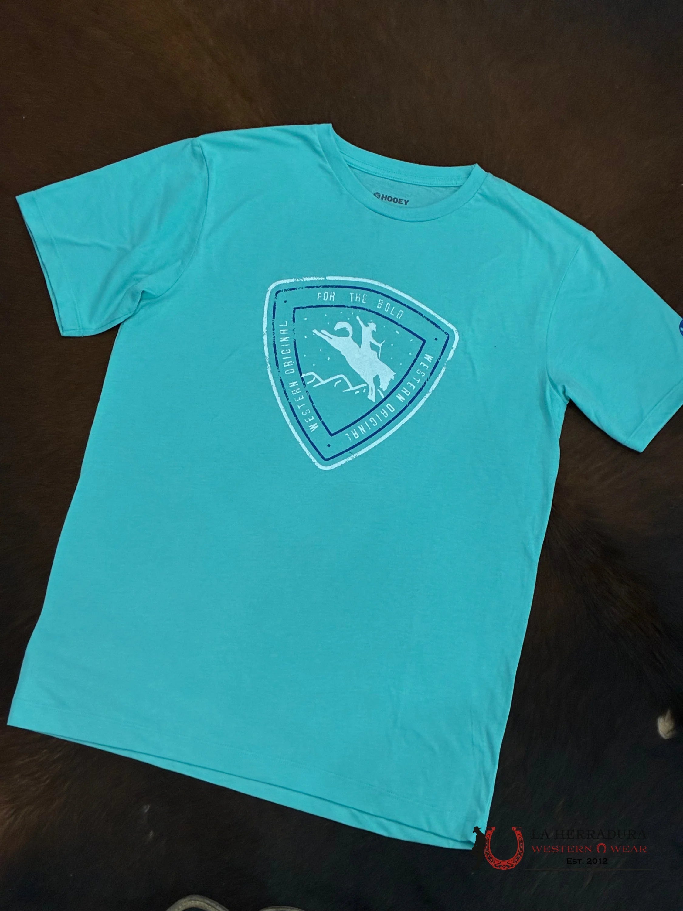 HOOEY MENS TSHIRT TURQUOISE HT1546TQ-M ROPA HOMBRES