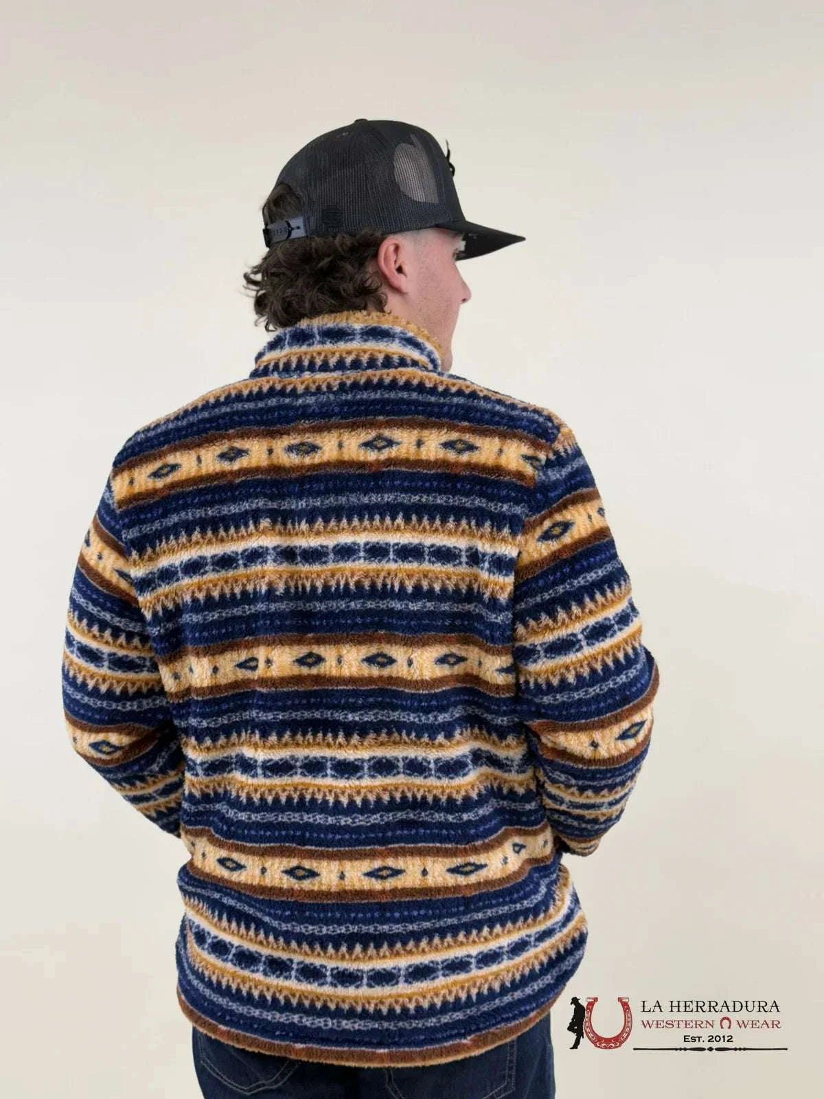 HOOEY MENS PULLOVER NAVY FLEECE HFP015NVTN Laherradurawwnc.com