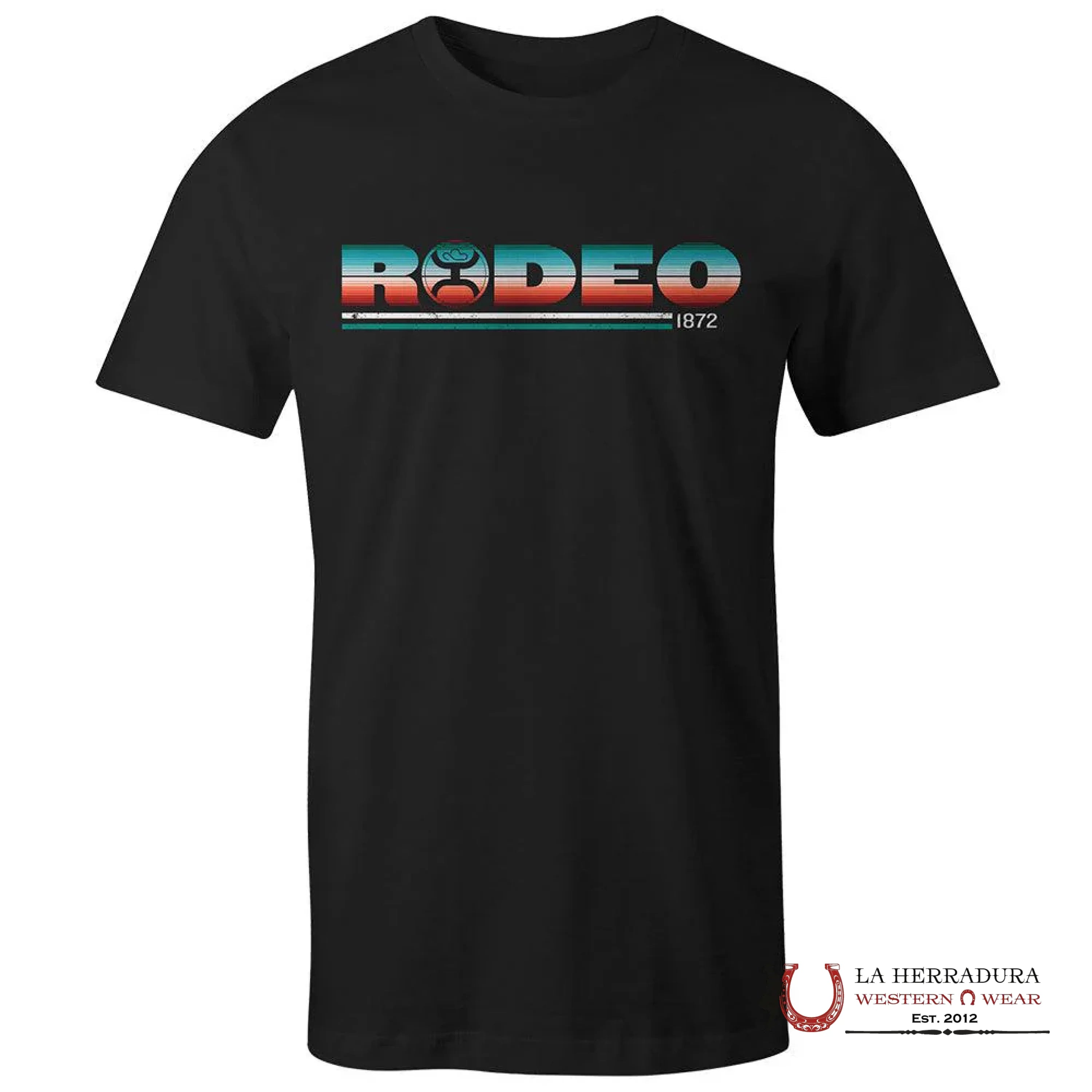 HOOEY RODEO TSHIRT BLACK SERAPE LOGO HT1532BK ROPA HOMBRES