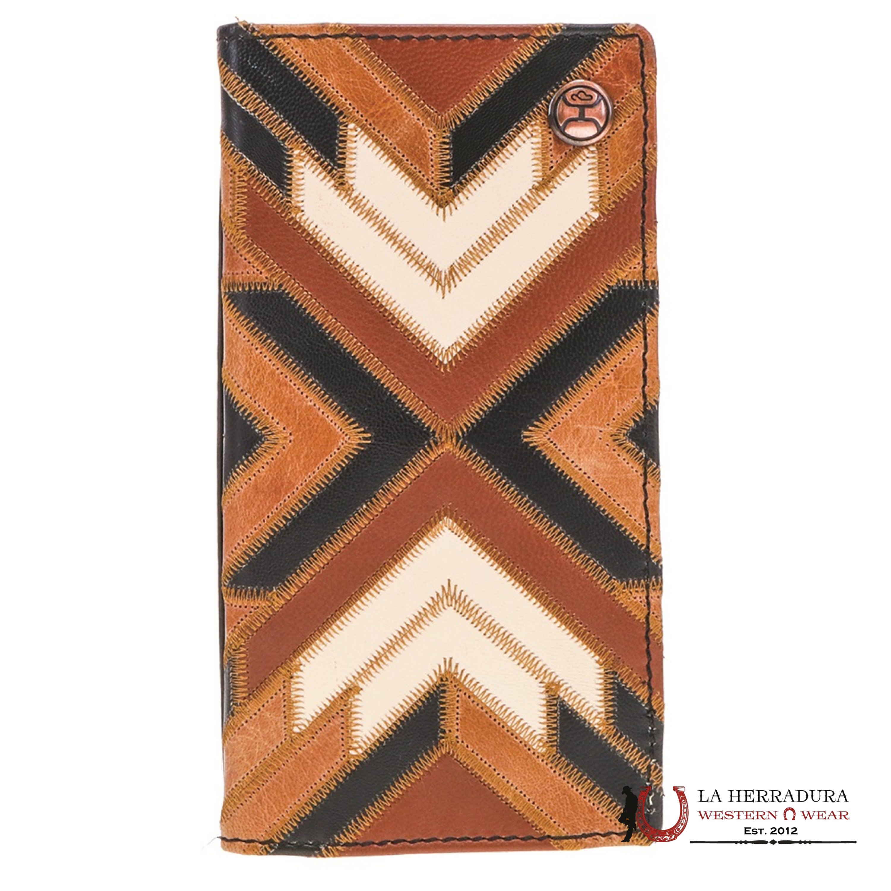 HOOEY RODEO WALLET PATCHWORK HW007 BRBK ACCESORIOS