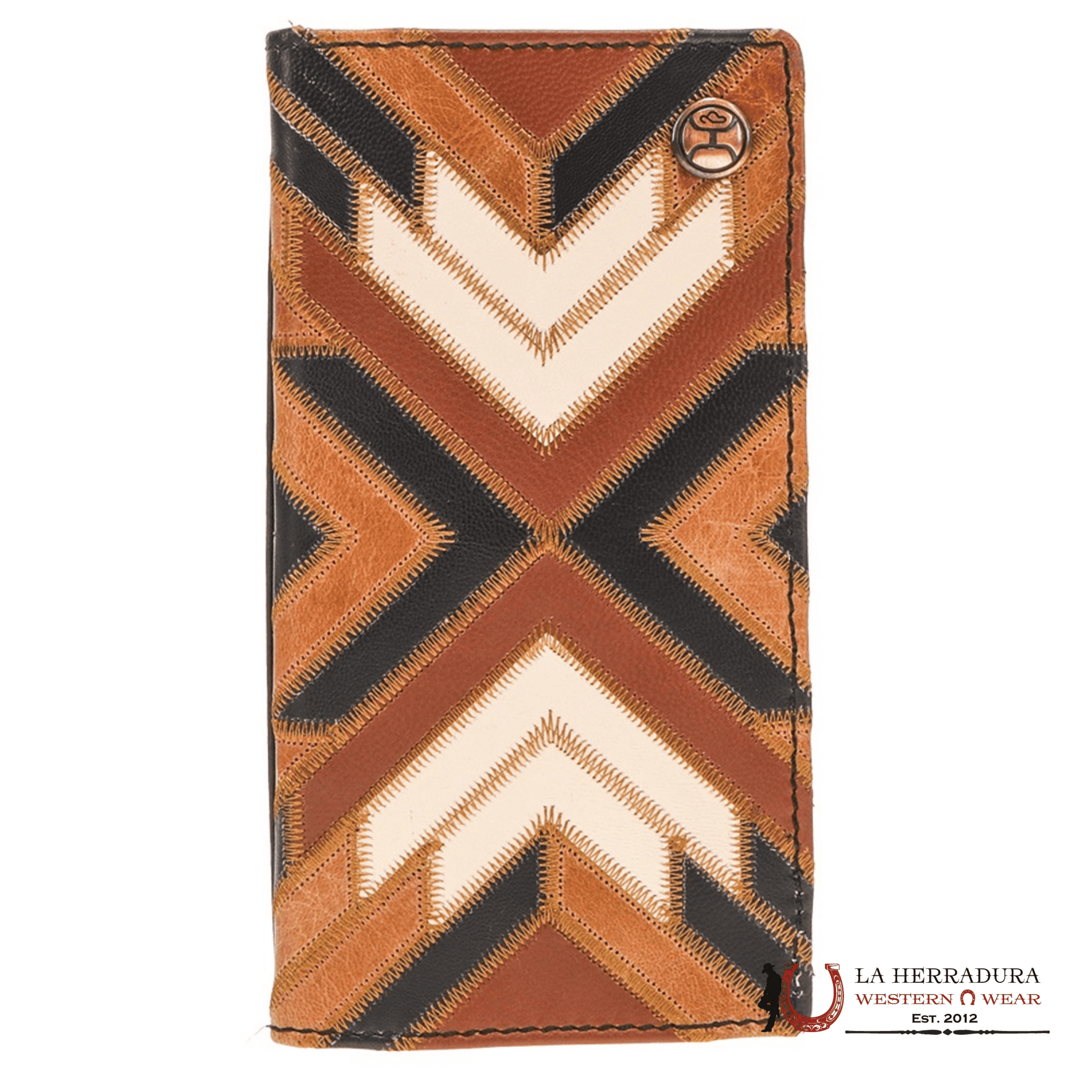 HOOEY RODEO WALLET PATCHWORK HW007 BRBK ACCESORIOS