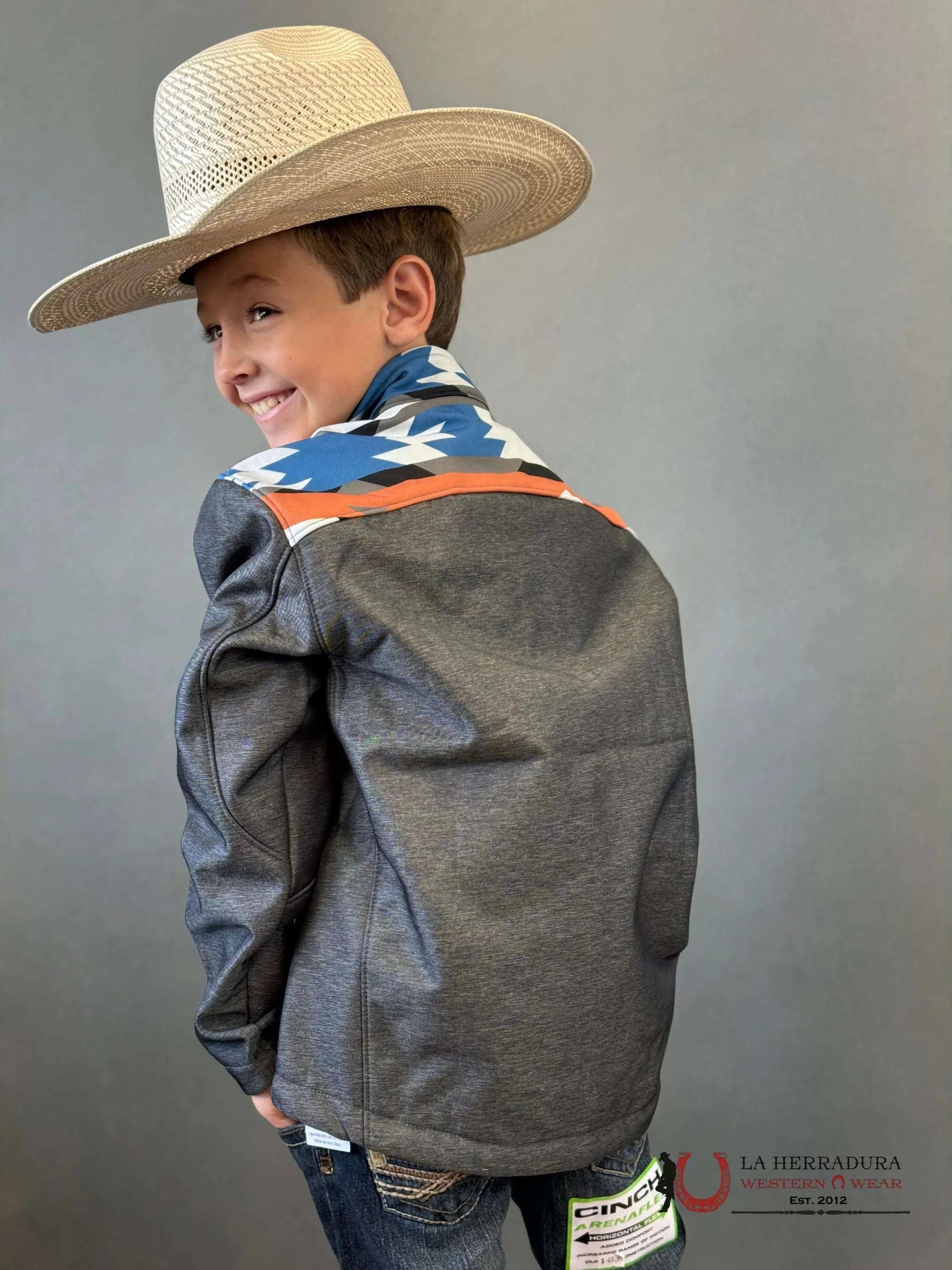 Hooey Softshell Jacket Charcoal Niños