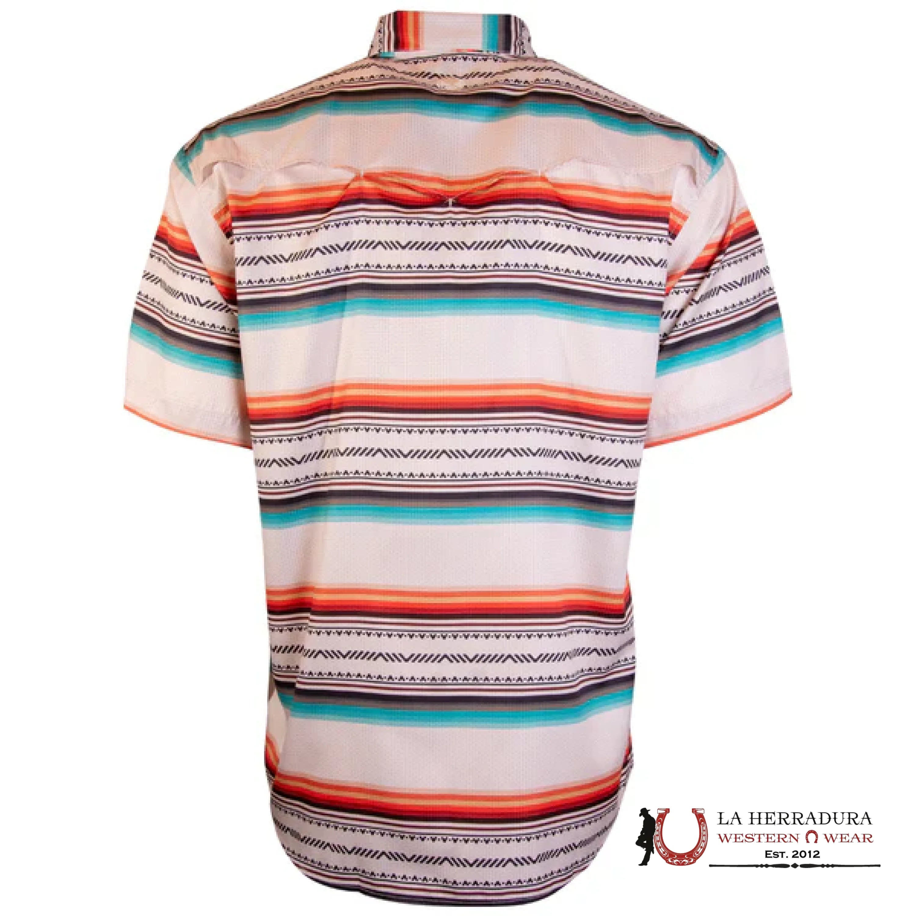 HOOEY SOL CREAM SERAPE PEARL SNAP SHORT SLEEVE ROPA HOMBRES