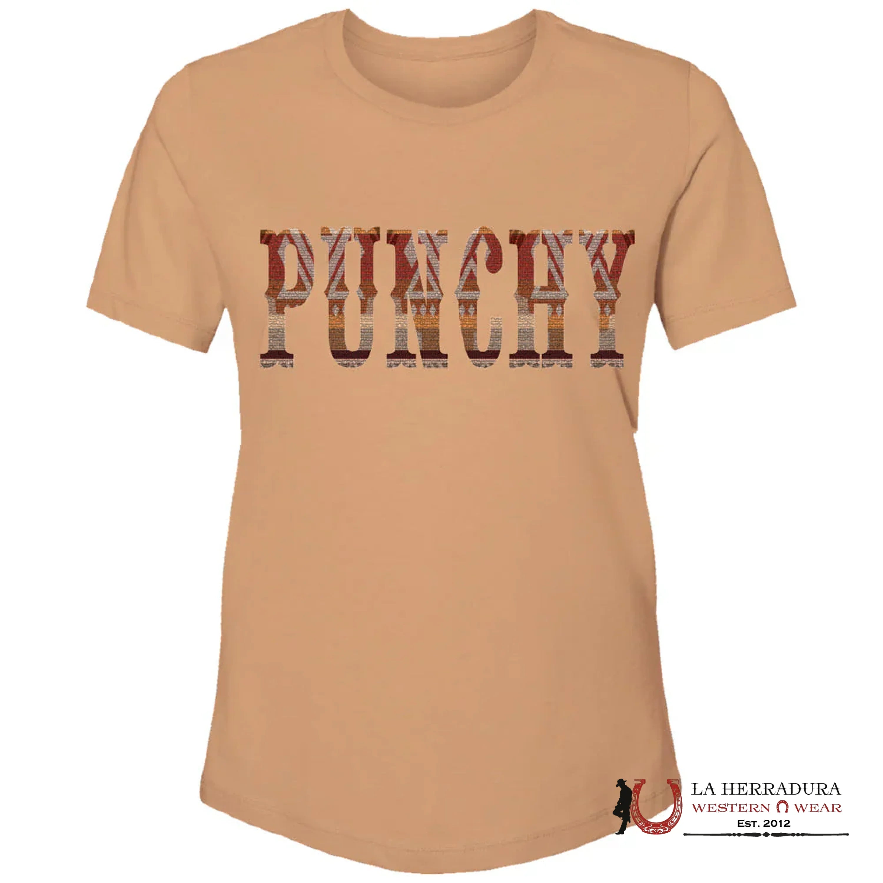 Hooey Straight Punchy /Poly Short Sleeve With Punchy Logo PT1642BR ROPA MUJERES