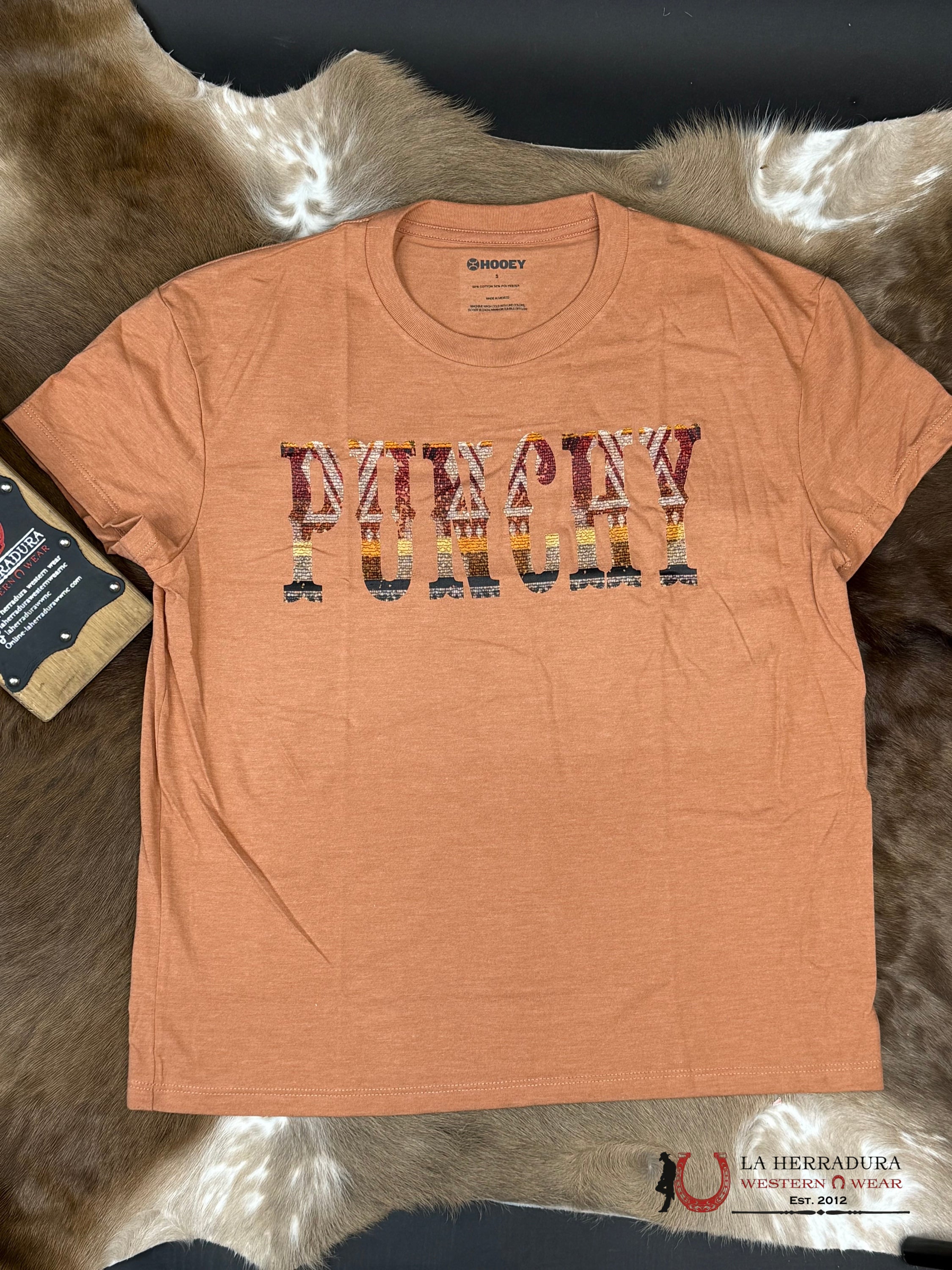 Hooey Straight Punchy /Poly Short Sleeve With Logo Ropa Mujeres