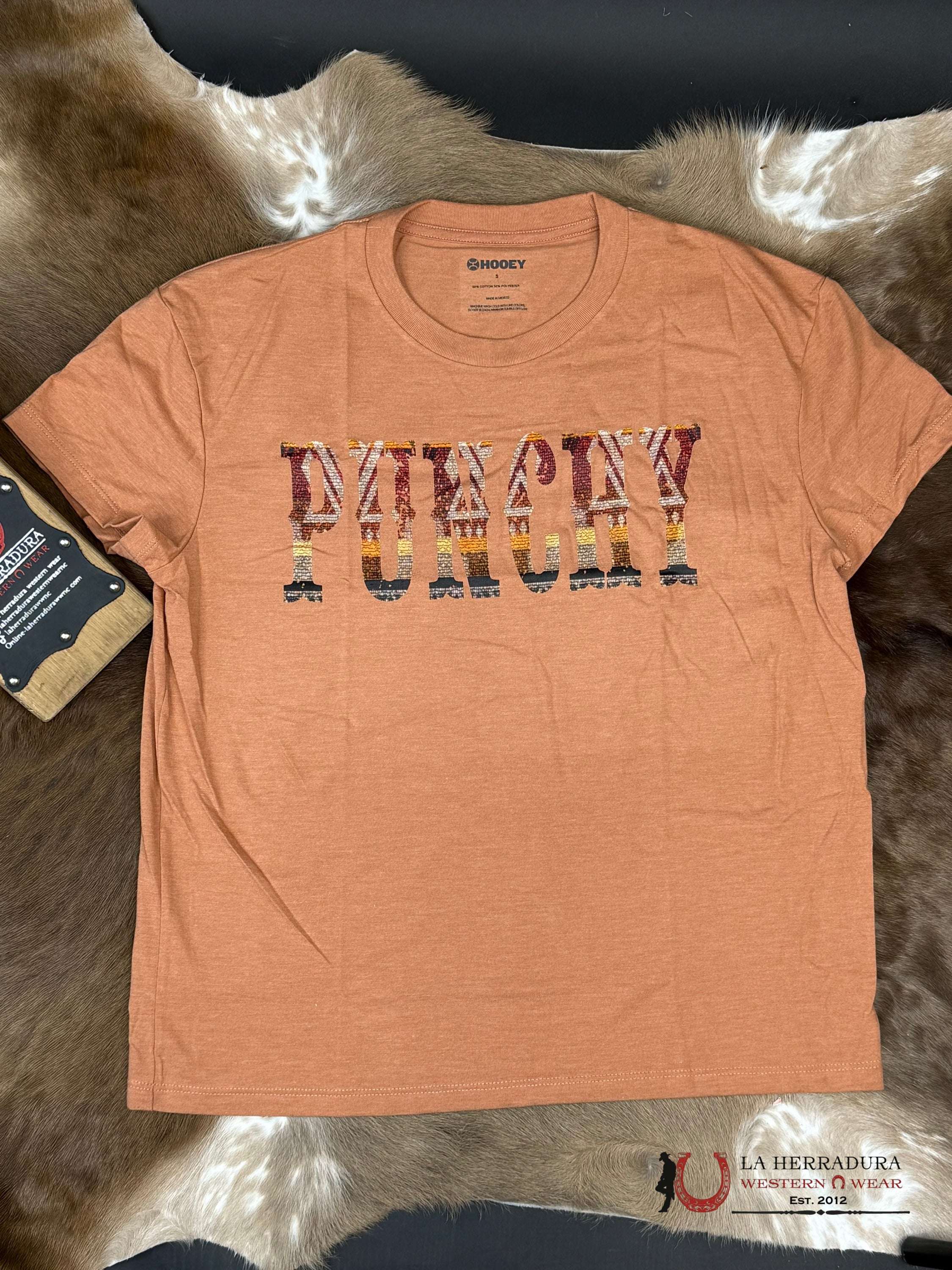 Hooey Straight Punchy /Poly Short Sleeve With Logo Ropa Mujeres