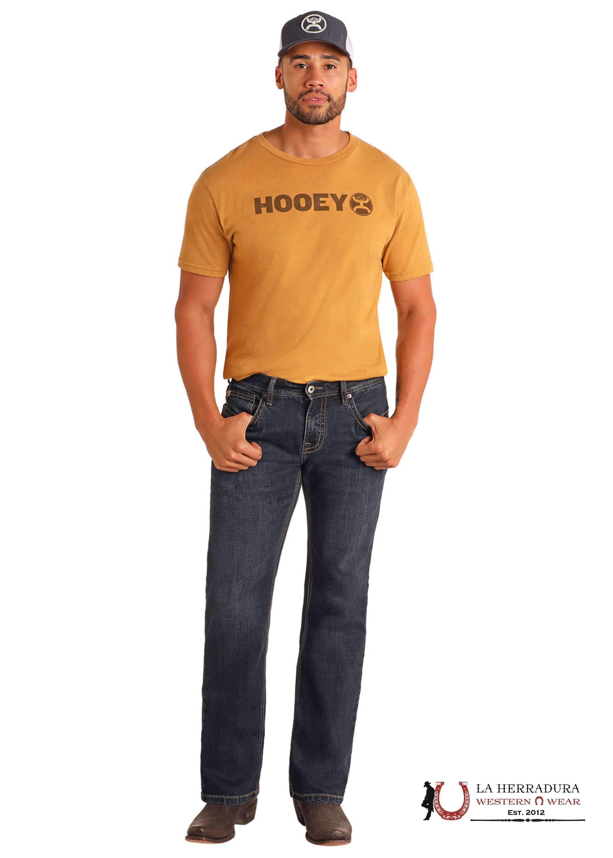 HOOEY X ROCK&ROLL PISTOL STRAIGHT BOOT DARK VINTAGE REGULAR FIT HM1PD06226 ROPA HOMBRES