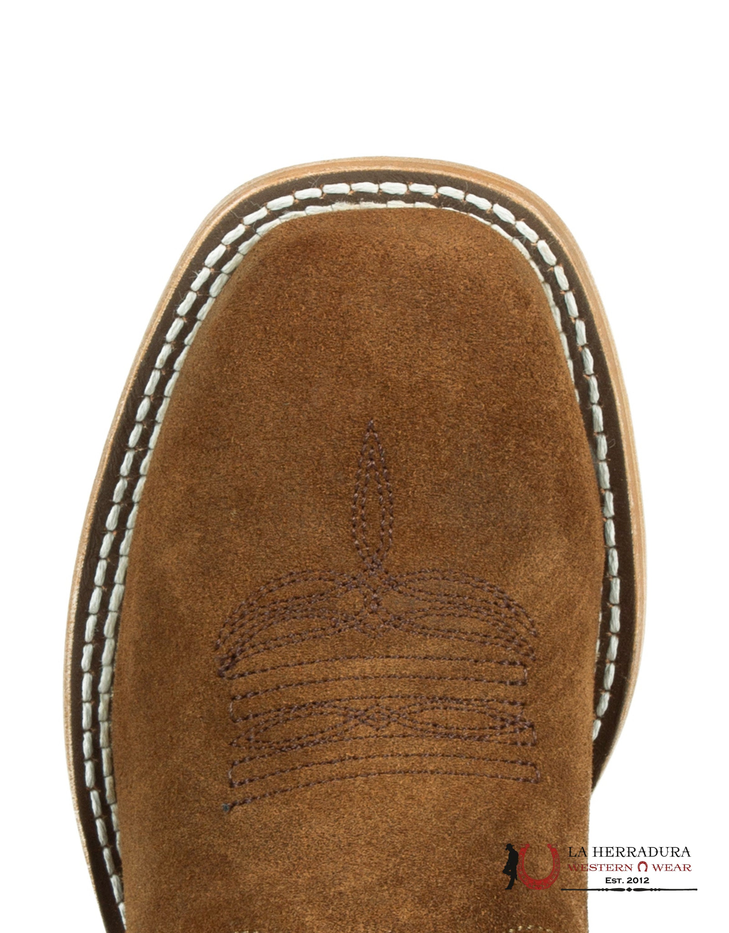 HORSE POWER BOYS BOOTS ROPER HEEL TABACO OLD SUEDE BLUE OKLAHOMA BOOT HPK8079 NIÑOS