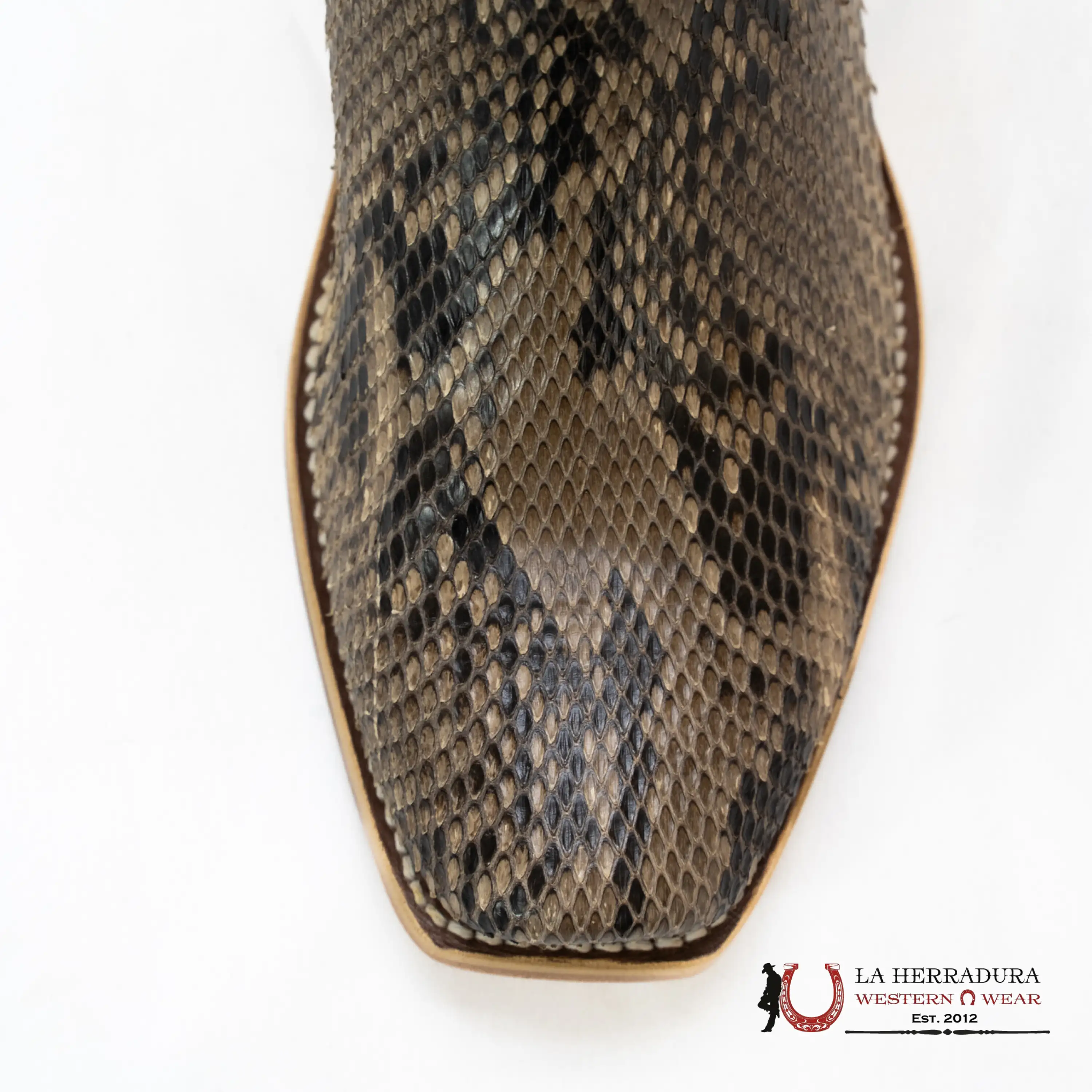 Horse Power Collection Python Belly Cut Mink Espresso Old Soul - HP9538 BOTAS HOMBRES