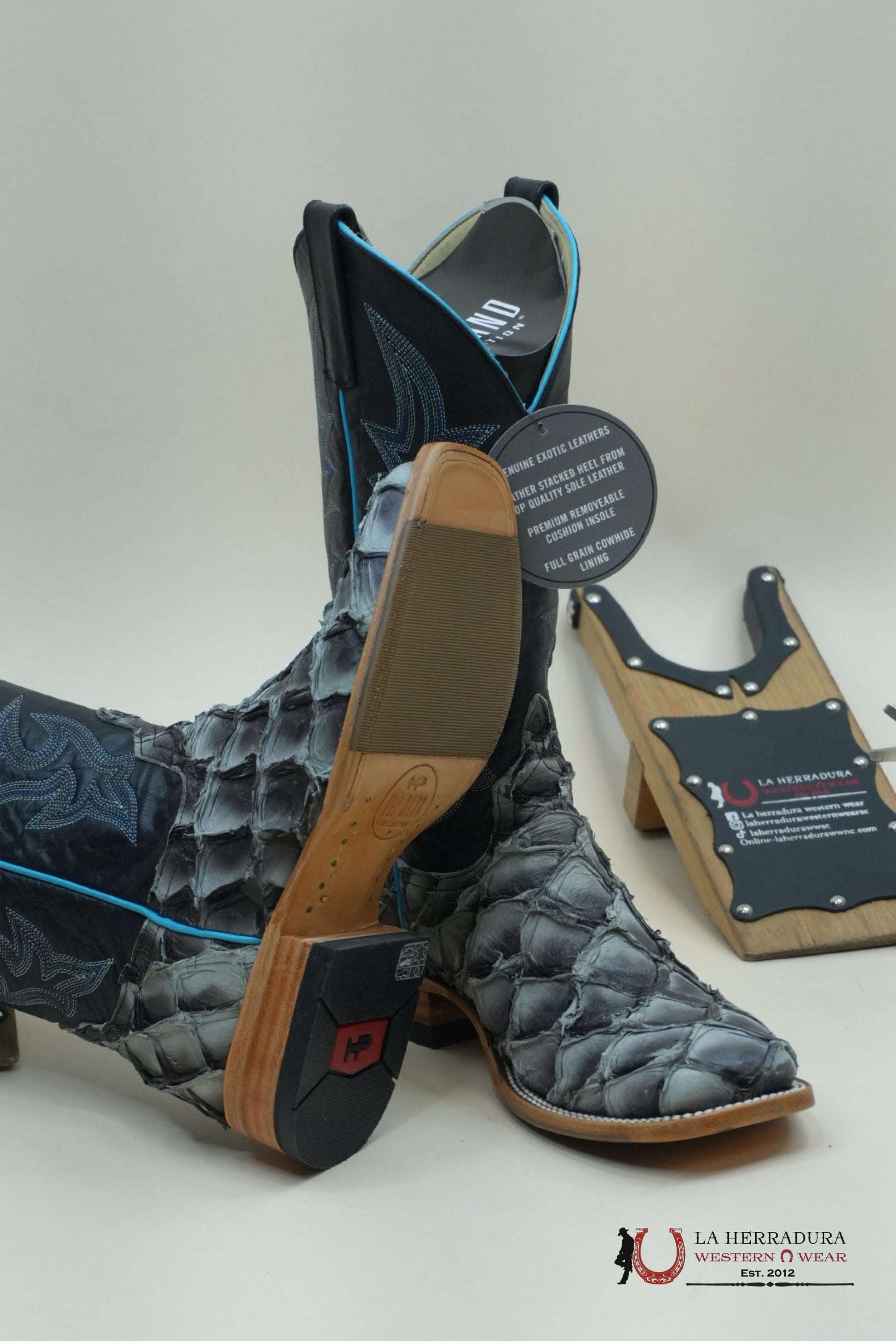 Horse Power Macking Bird Big Bass Black Explosion Fish Botas Hombres