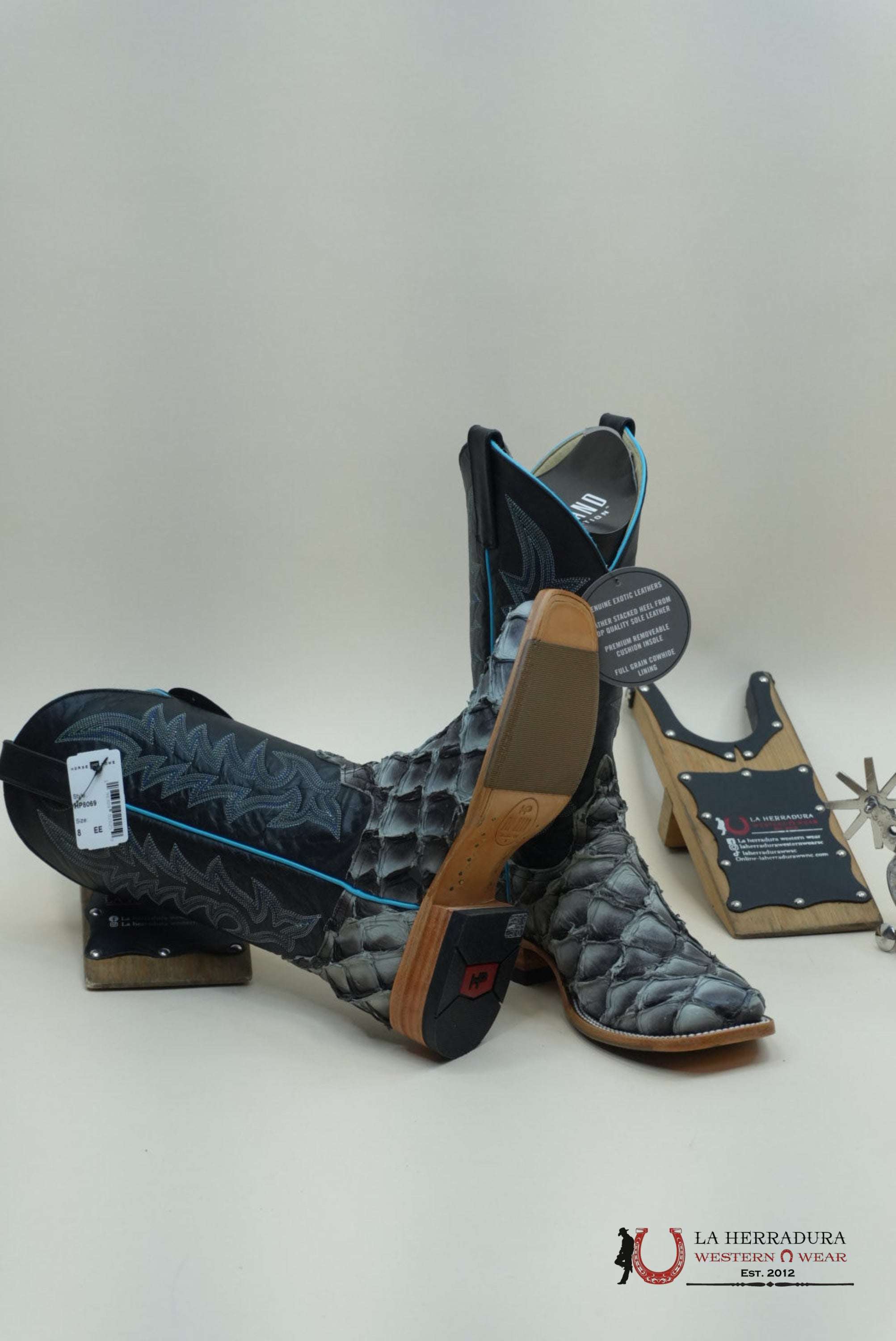 Horse Power Macking Bird Big Bass Black Explosion Fish Botas Hombres