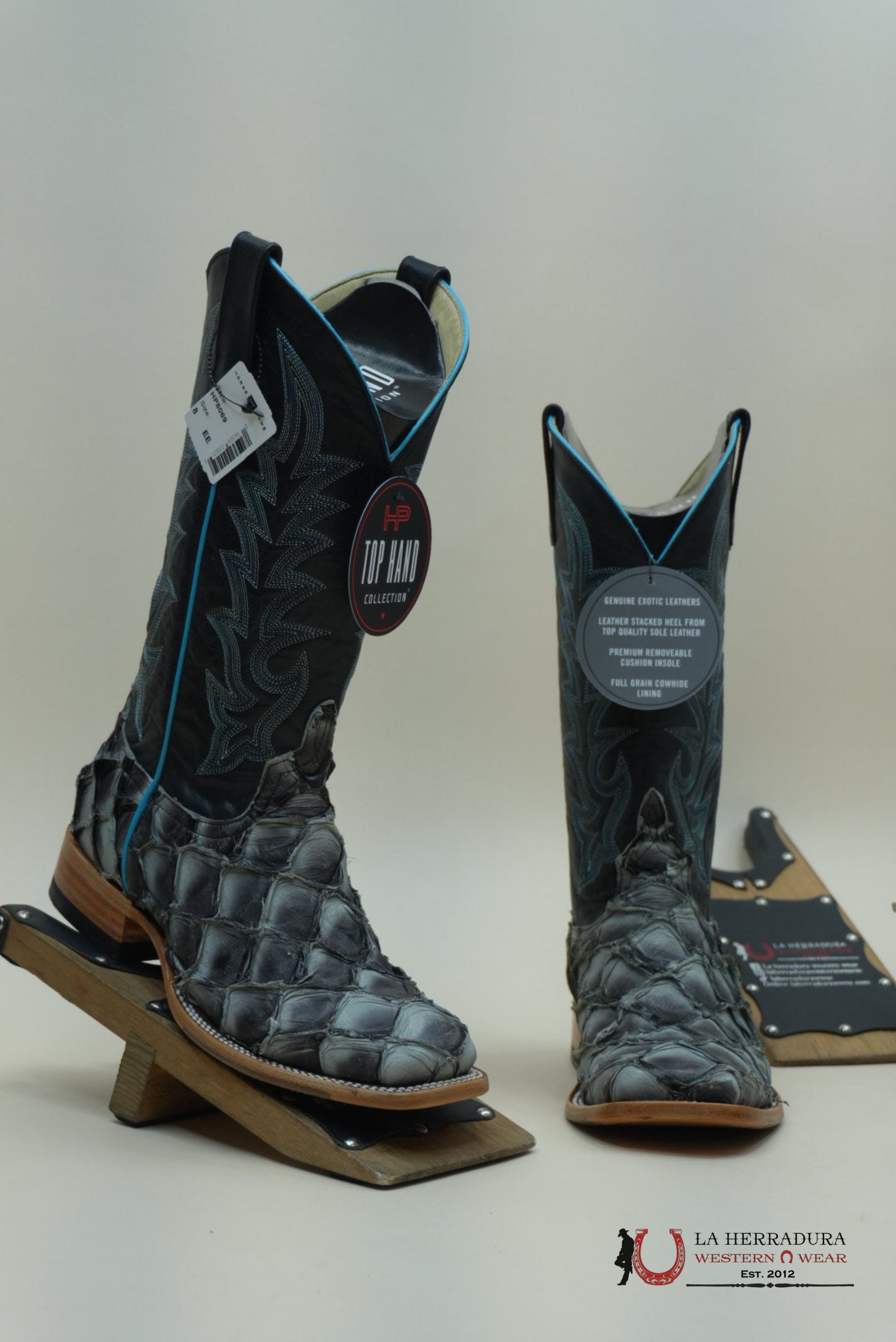 Horse Power Macking Bird Big Bass Black Explosion Fish Botas Hombres