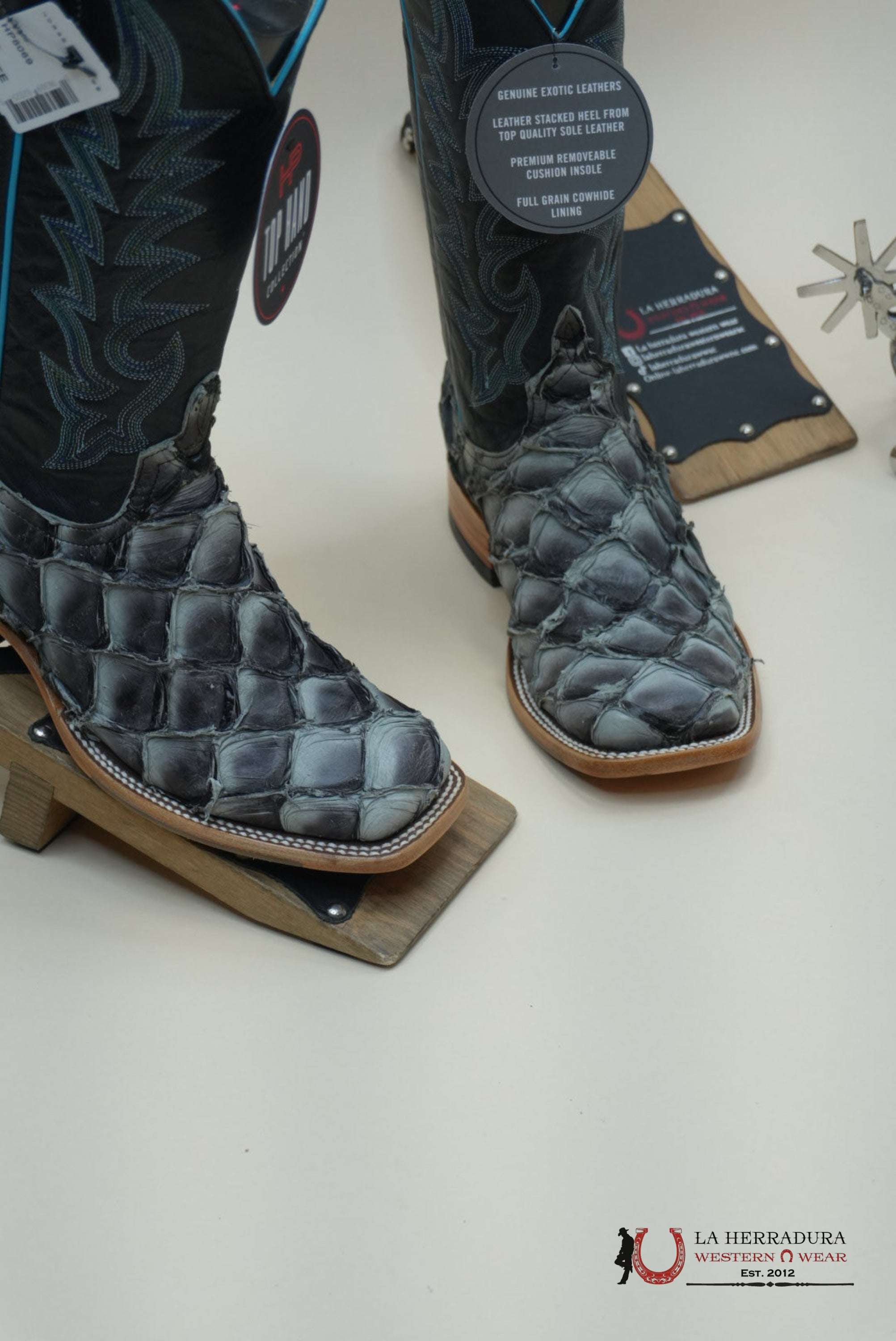 Horse Power Macking Bird Big Bass Black Explosion Fish Botas Hombres