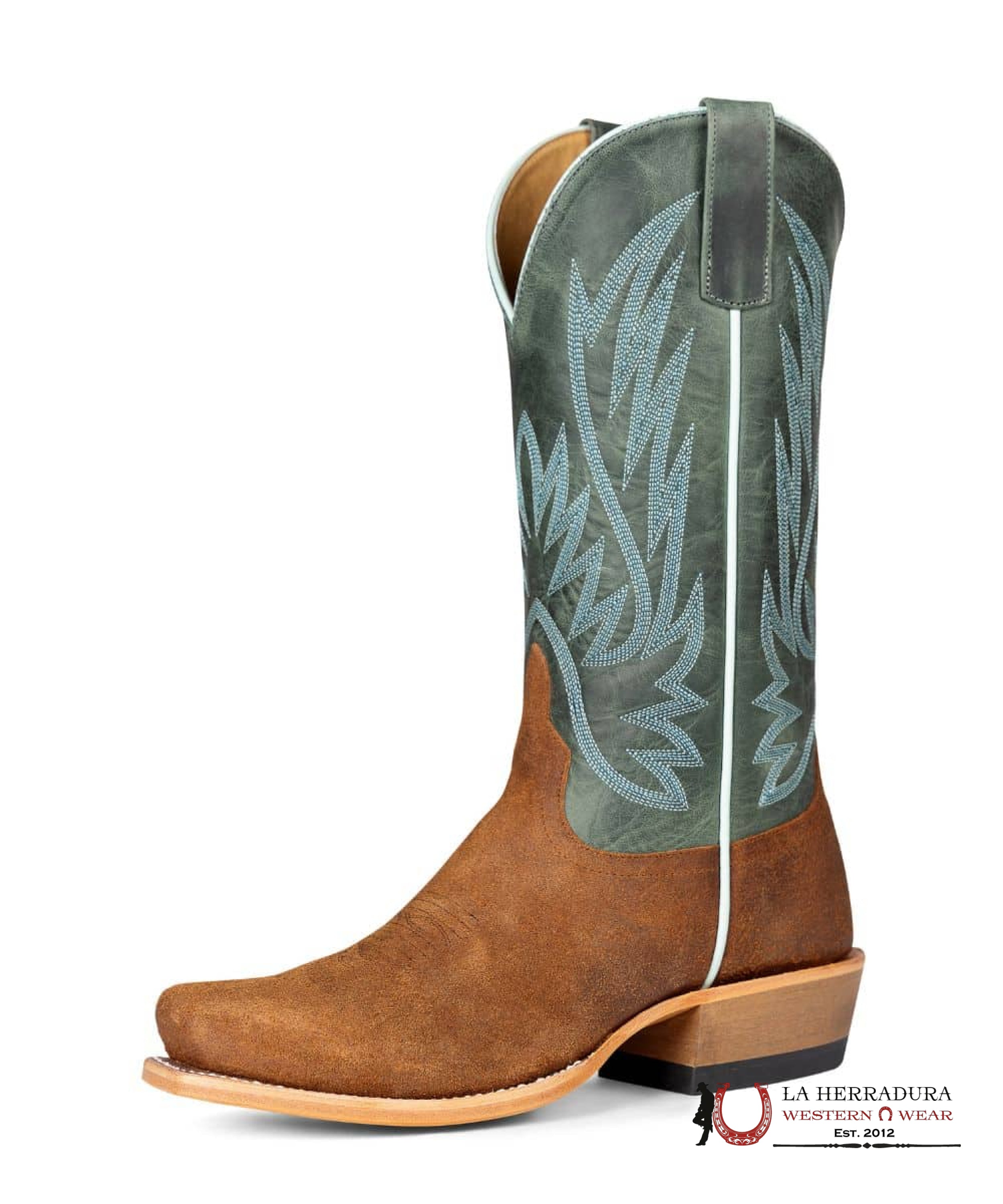 Horse Power Tabaco Old Suede Sierra Emerald - HP9541 BOTAS HOMBRES