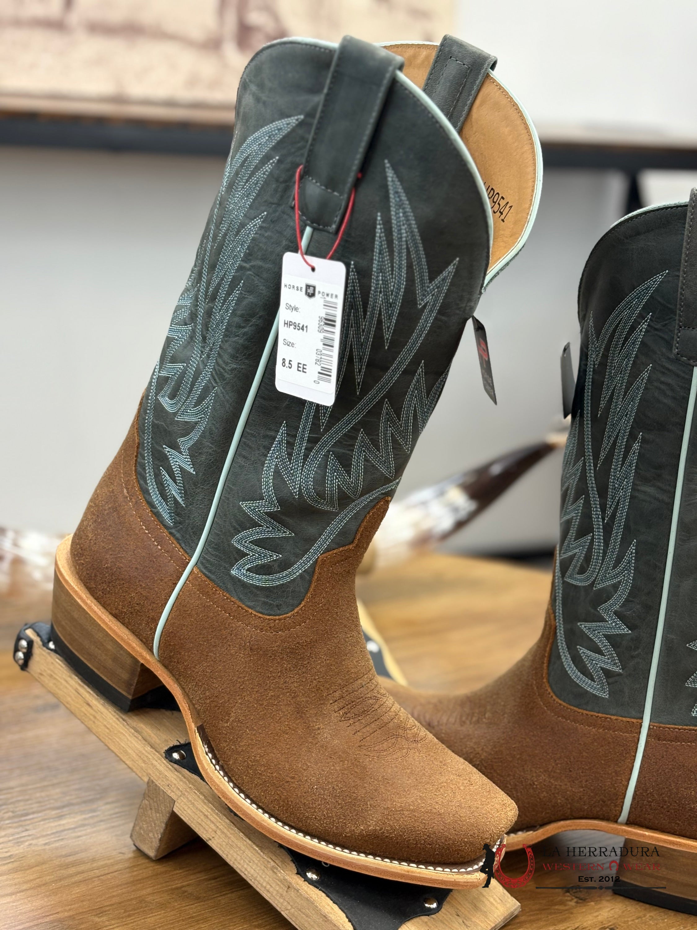 Horse Power Tabaco Old Suede Sierra Emerald - HP9541 BOTAS HOMBRES